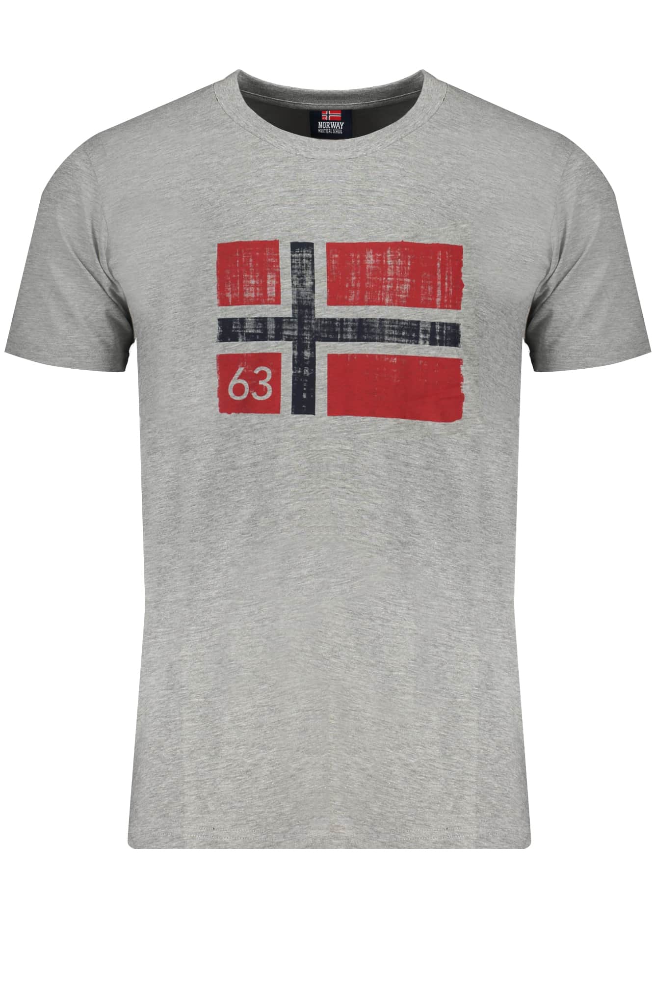 Norway 1963 grau herren kurzarm t-shirt