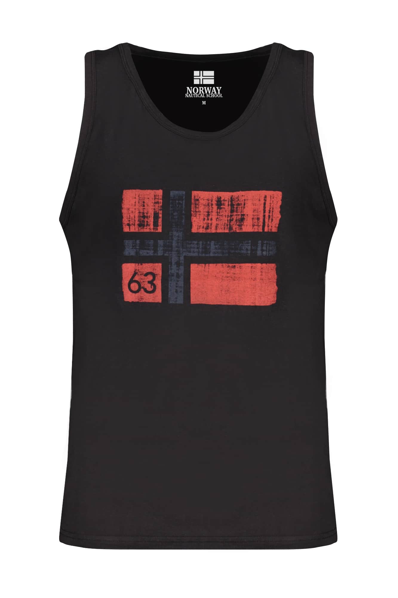 NORWAY 1963 SCHWARZ HERREN TANKTOP