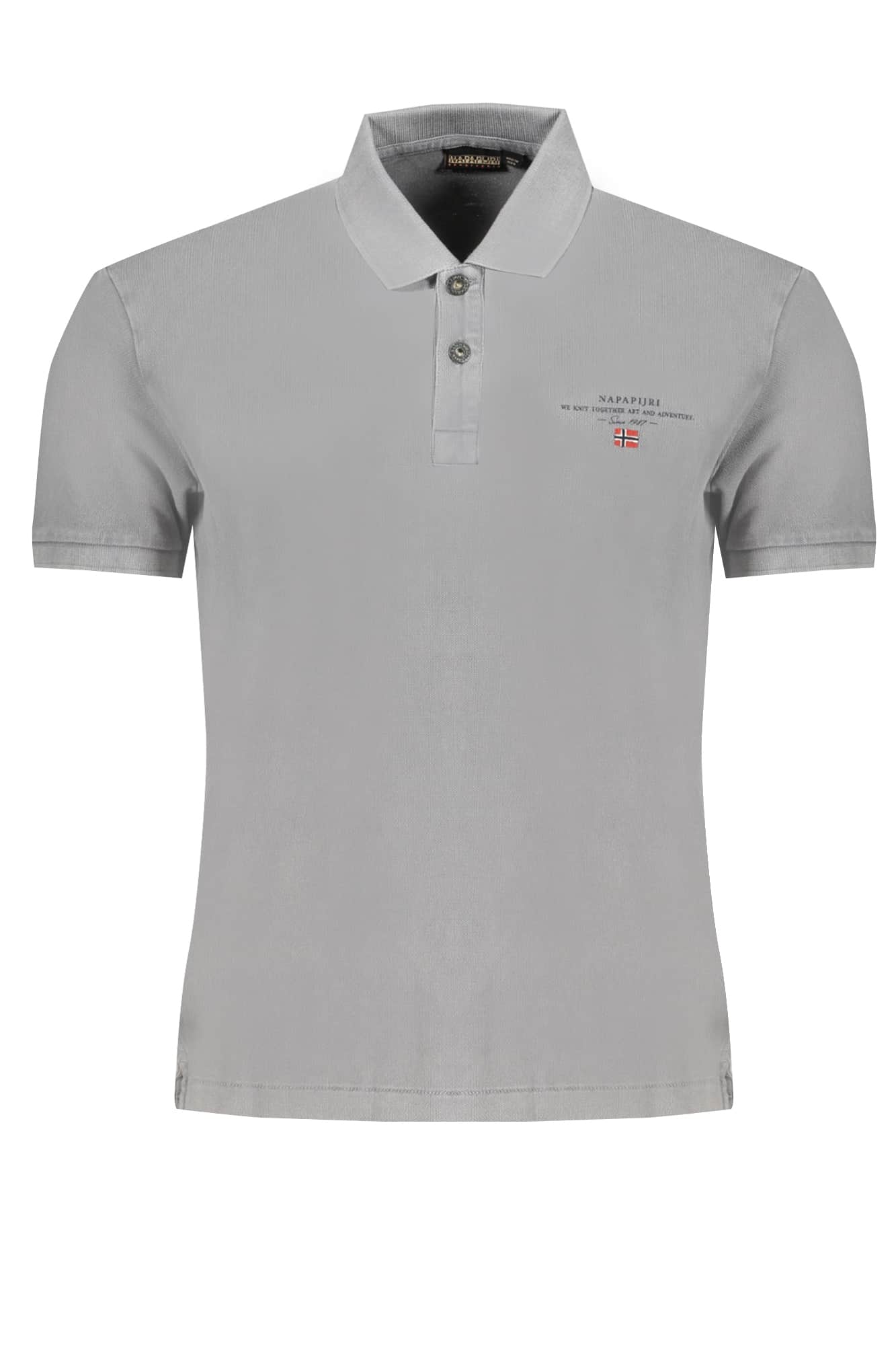 NAPAPIJRI HERREN KURZARM POLOSHIRT, BLAU