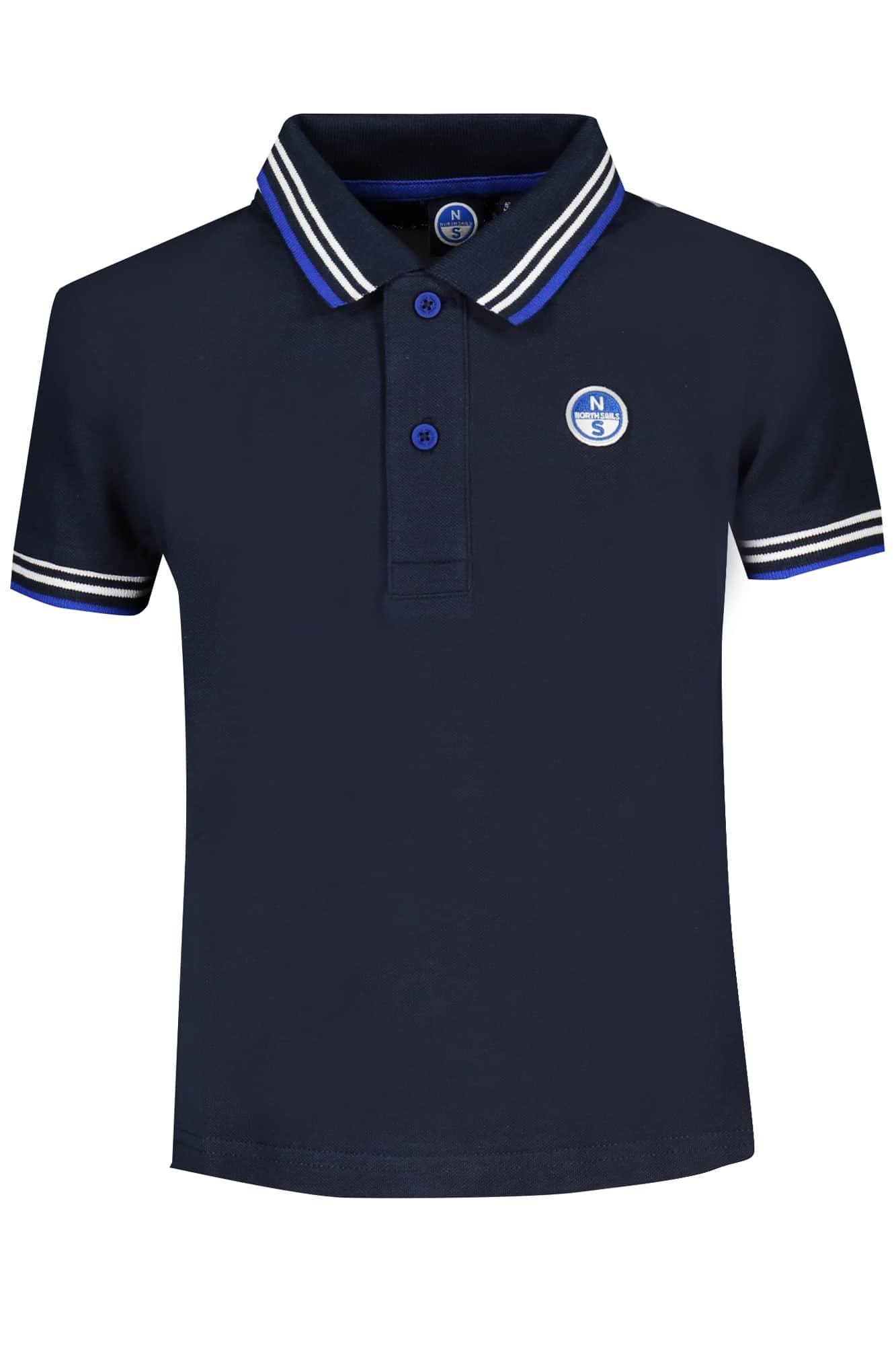 NORTH SAILS WEISS KURZARM POLOSHIRT FÜR KINDER