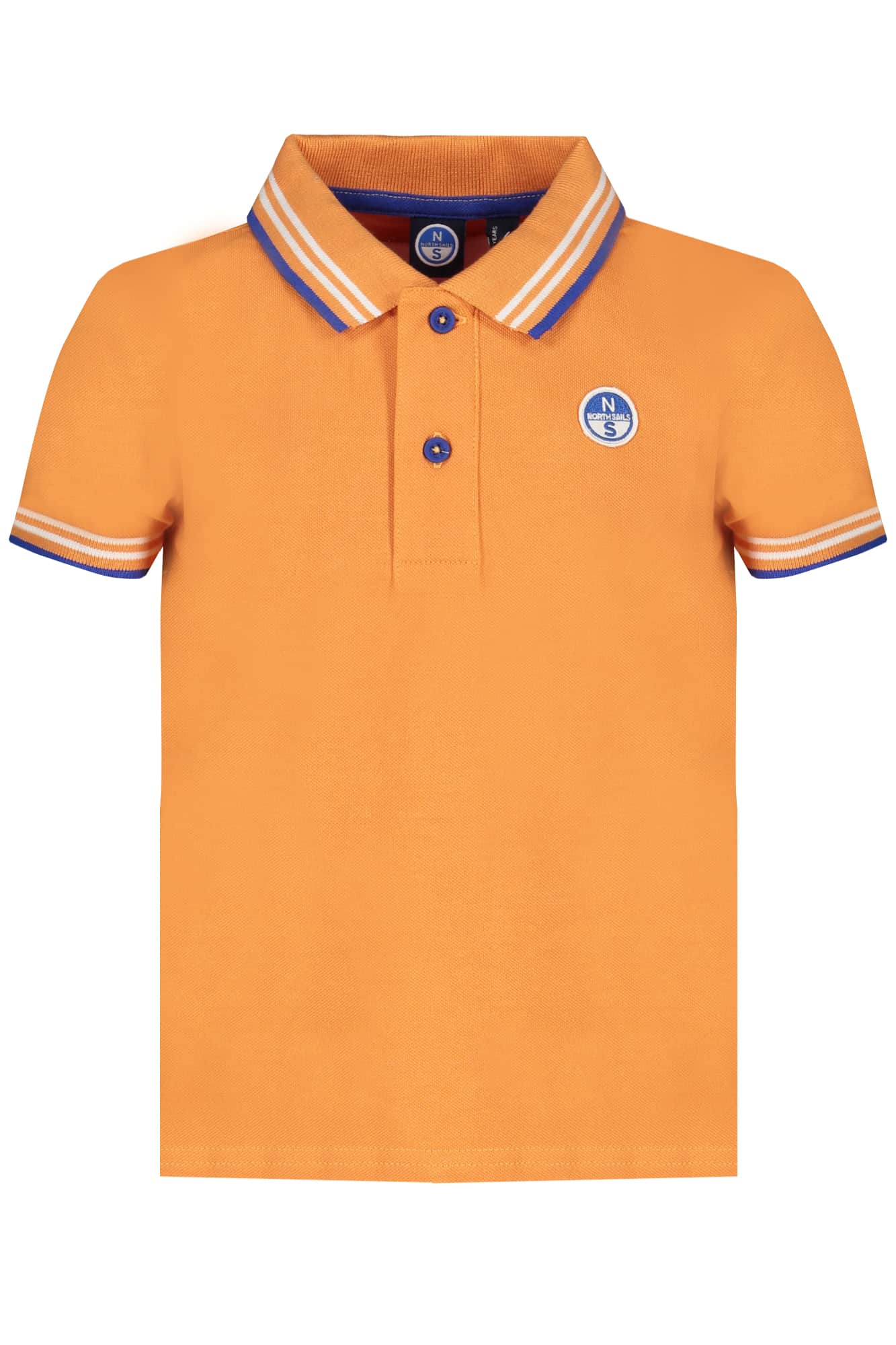 NORTH SAILS WEISS KURZARM POLOSHIRT FÜR KINDER