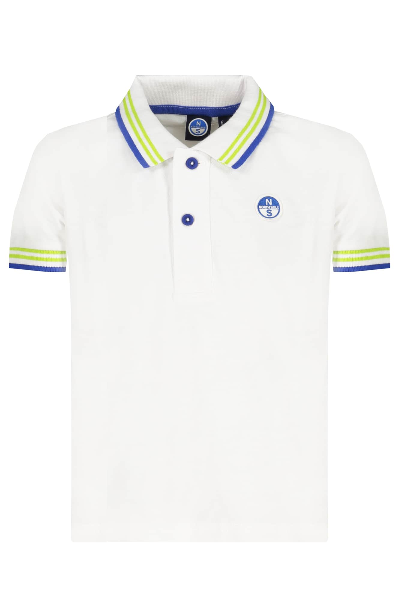 NORTH SAILS WEISS KURZARM POLOSHIRT FÜR KINDER