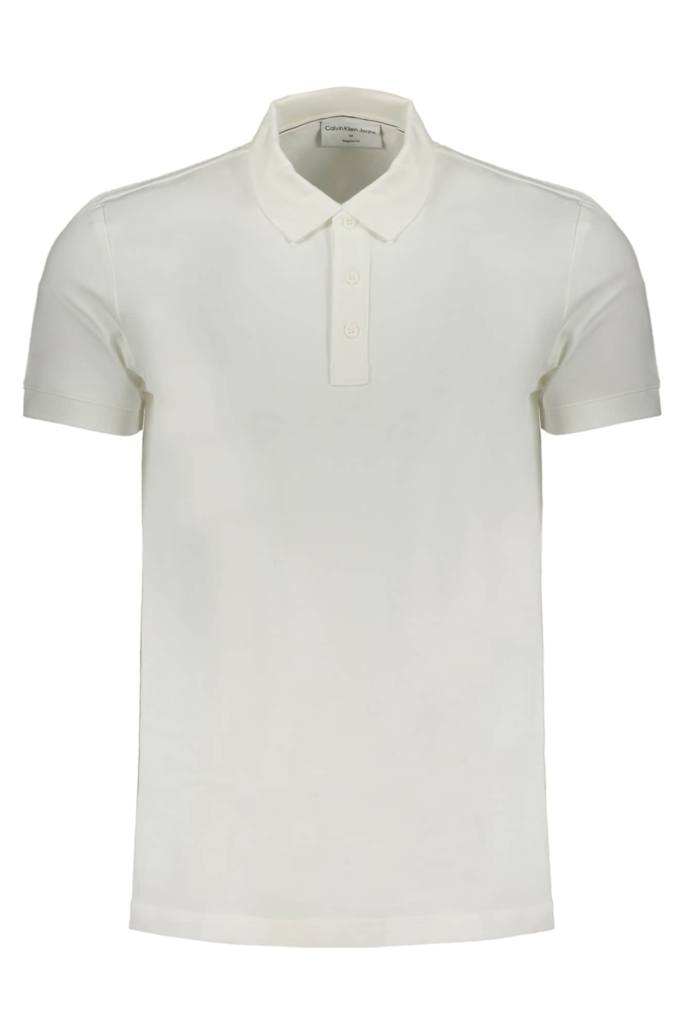 CALVIN KLEIN HERREN WEISS KURZARM POLOSHIRT