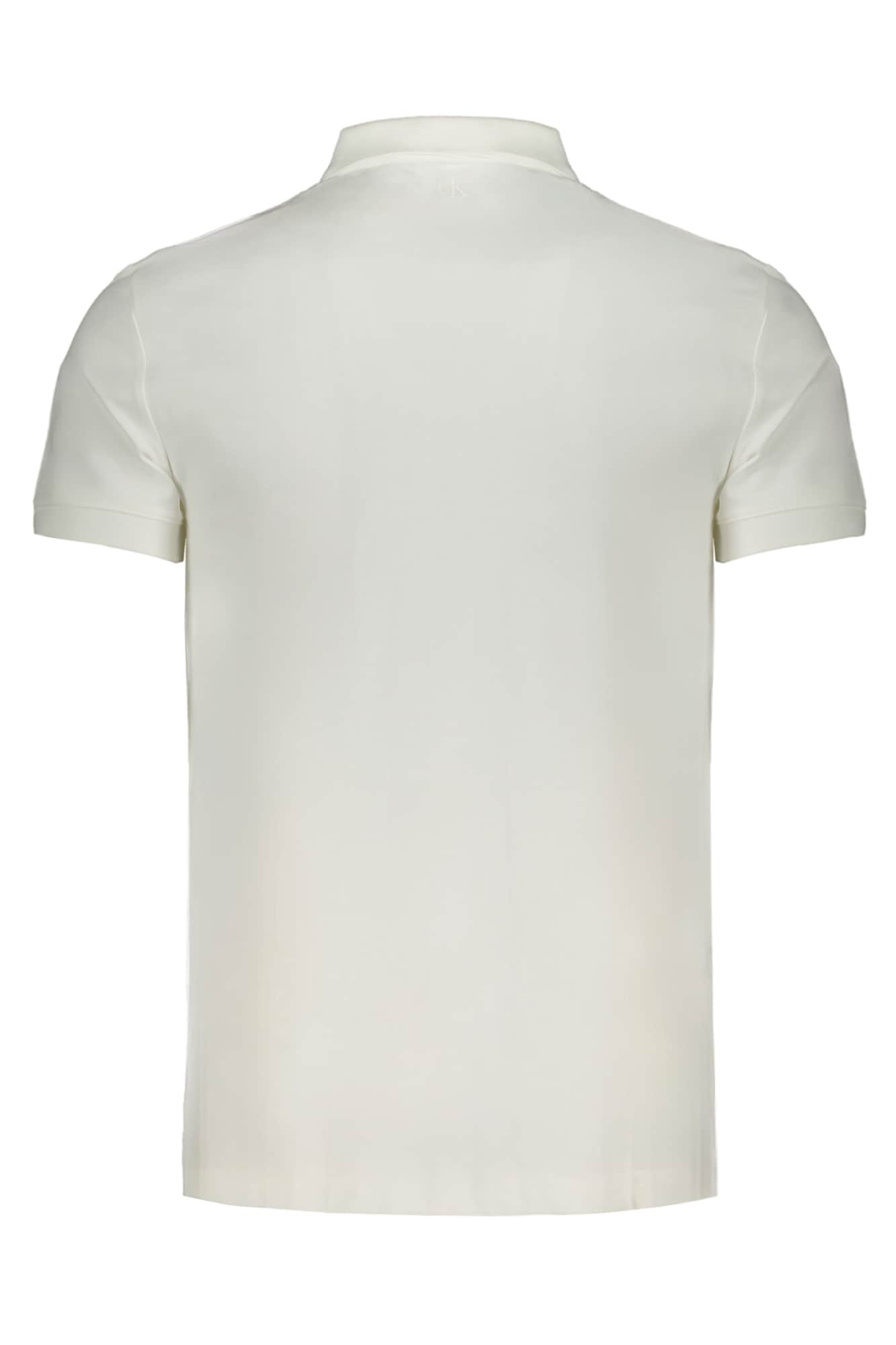 CALVIN KLEIN HERREN WEISS KURZARM POLOSHIRT