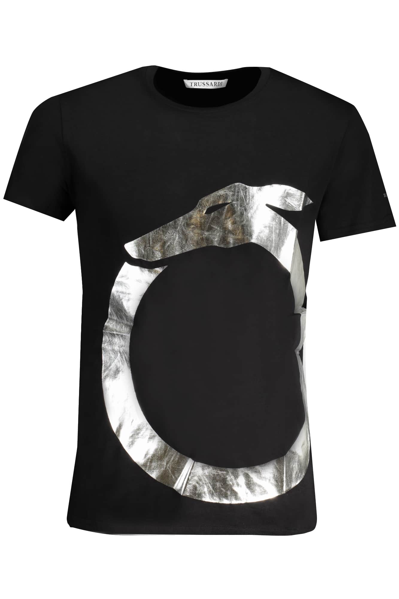 TRUSSARDI HERREN KURZARM T-SHIRT BLAU