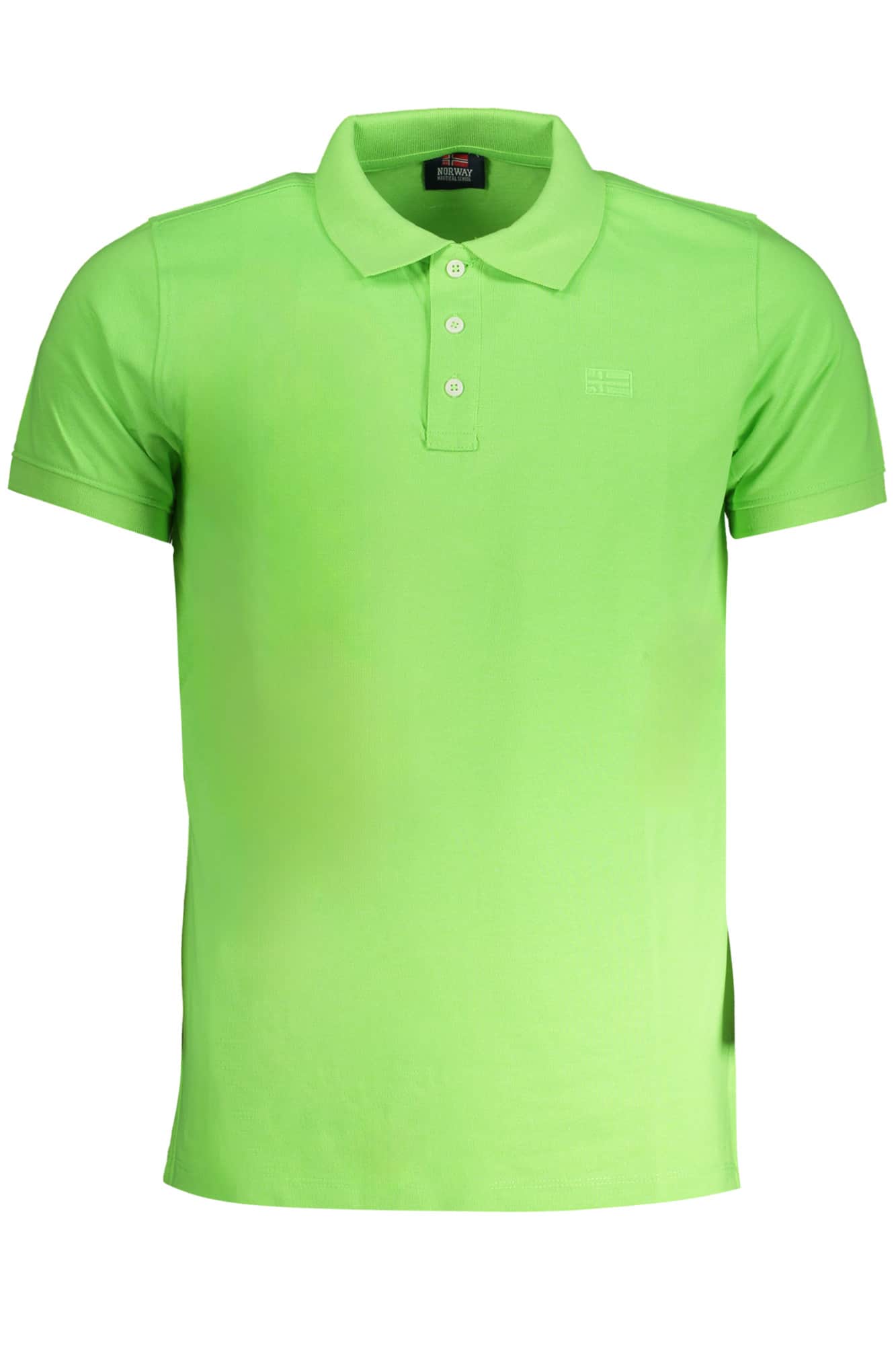 NORWAY 1963 GRÜN HERREN KURZARM POLOSHIRT