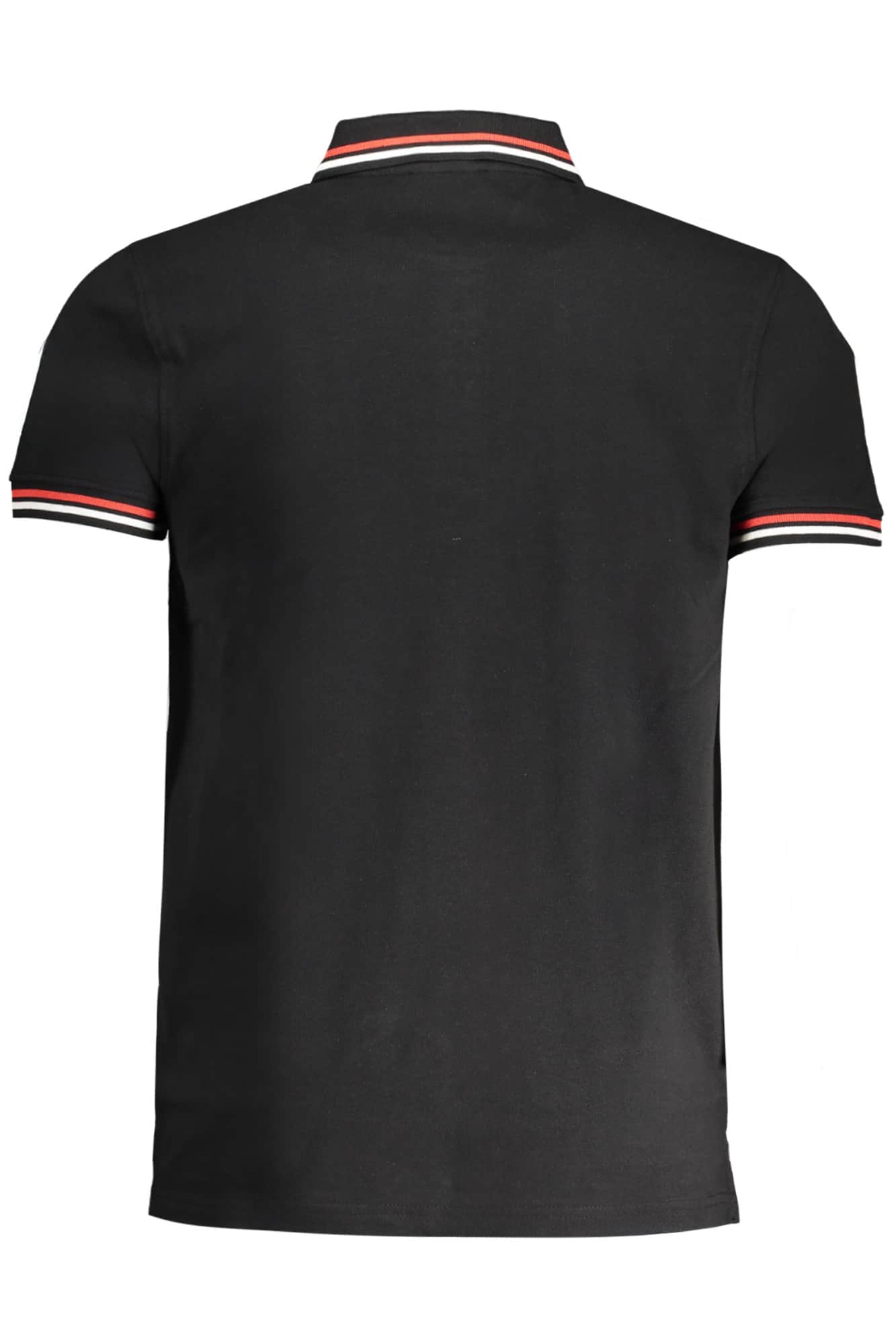 CAVALLI CLASS HERREN KURZARM POLOSHIRT SCHWARZ