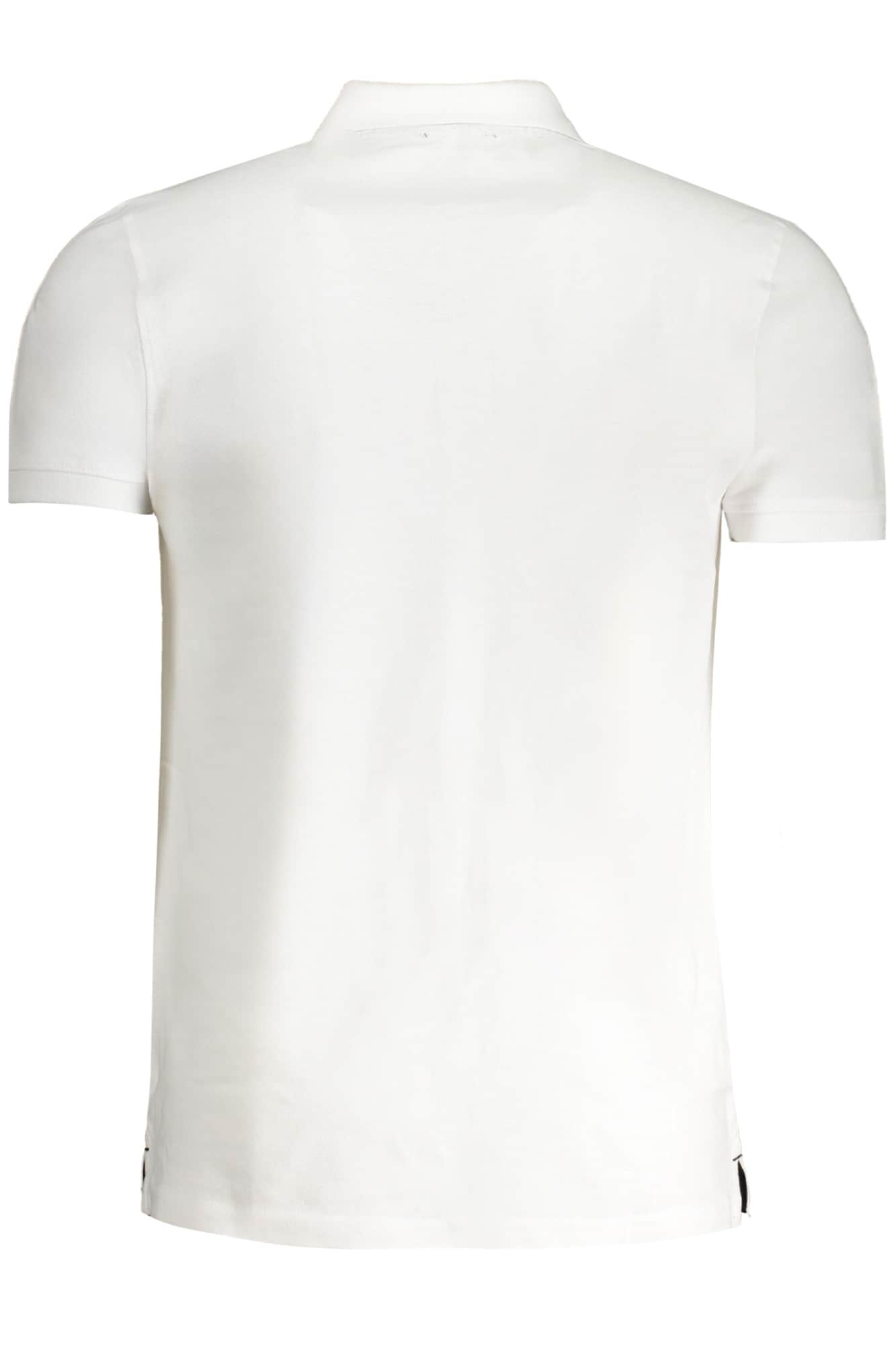 CAVALLI CLASS HERREN WEISS KURZARM POLOSHIRT