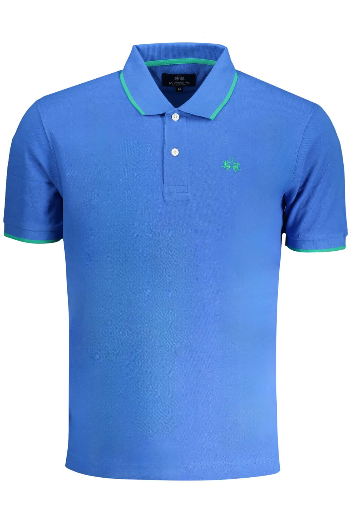 LA MARTINA HERREN BLAU KURZARM POLOSHIRT