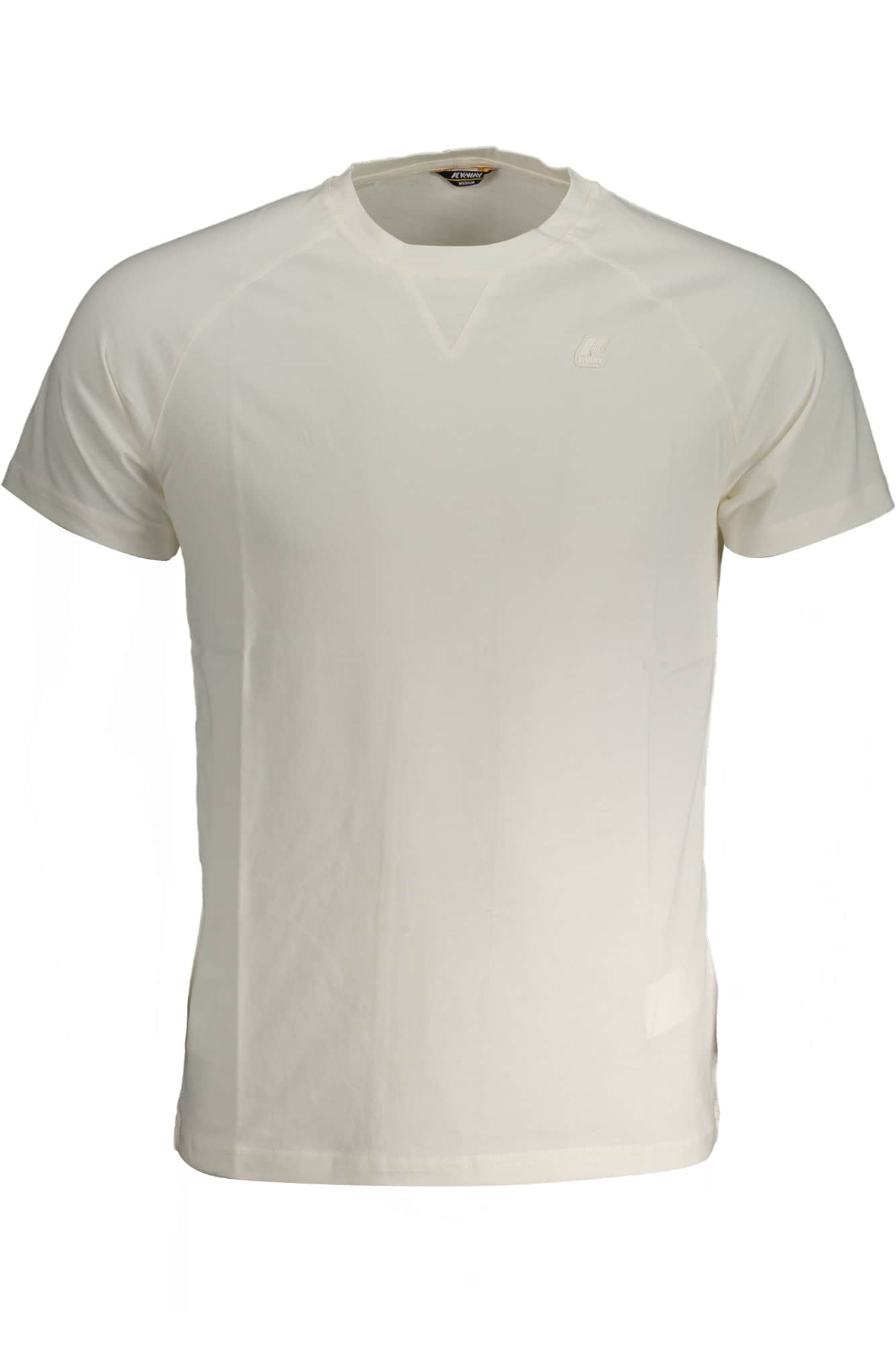 K-Way weiss herren kurzarm t-shirt