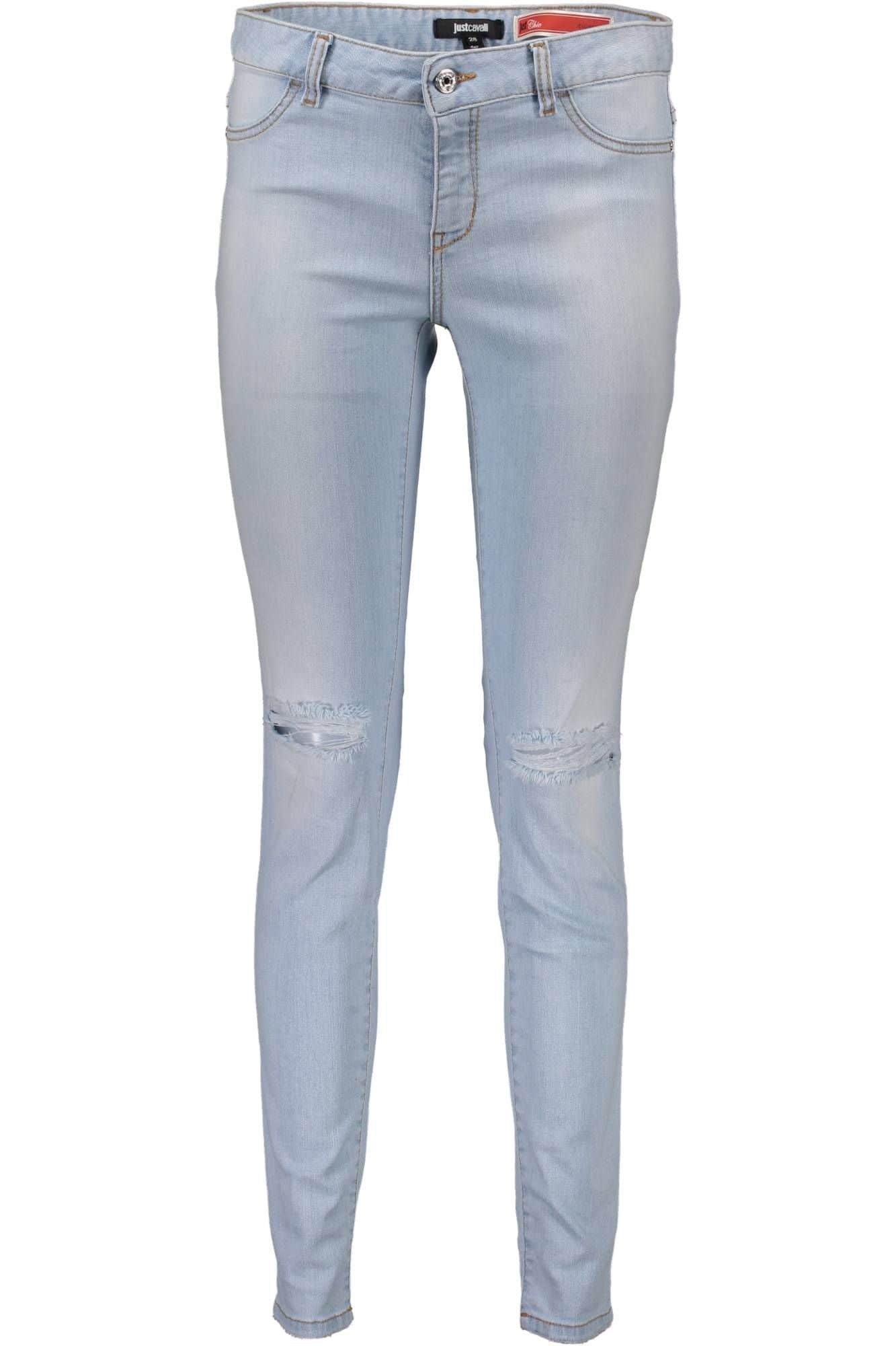 JUST CAVALLI JEANS DENIM DAMEN LEICHT BLAU