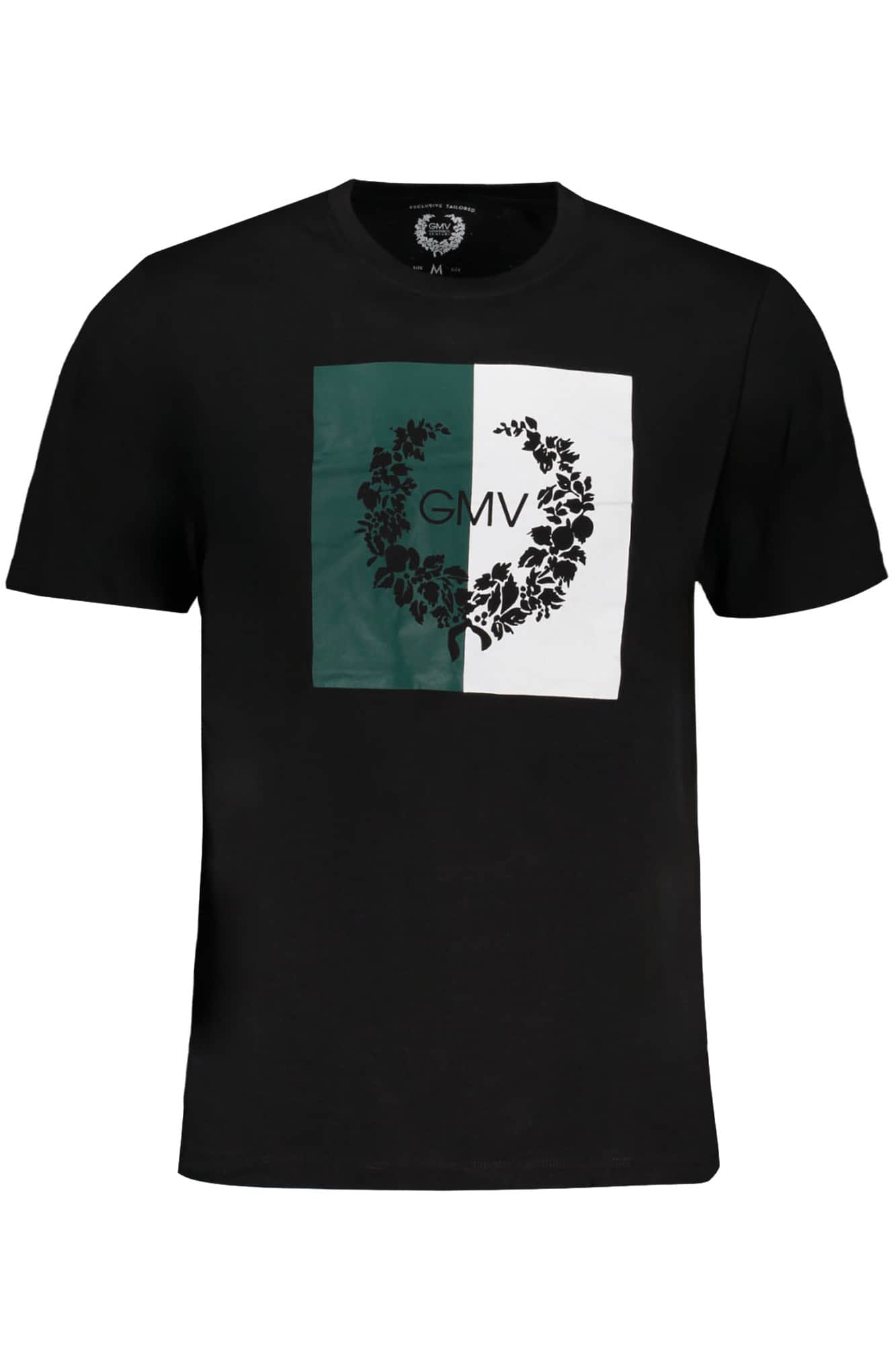 GIAN MARCO VENTURI HERREN KURZARM T-SHIRT SCHWARZ