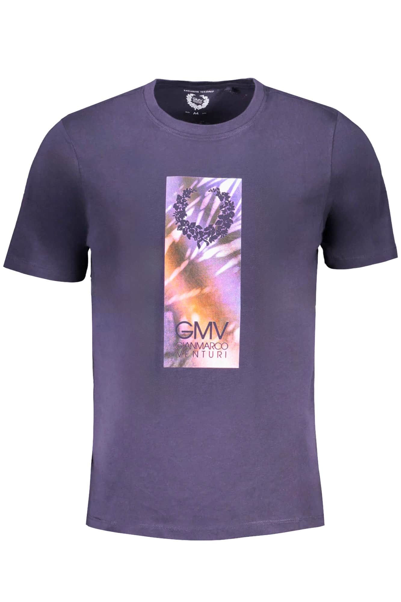 GIAN MARCO VENTURI HERREN KURZARM T-SHIRT BLAU