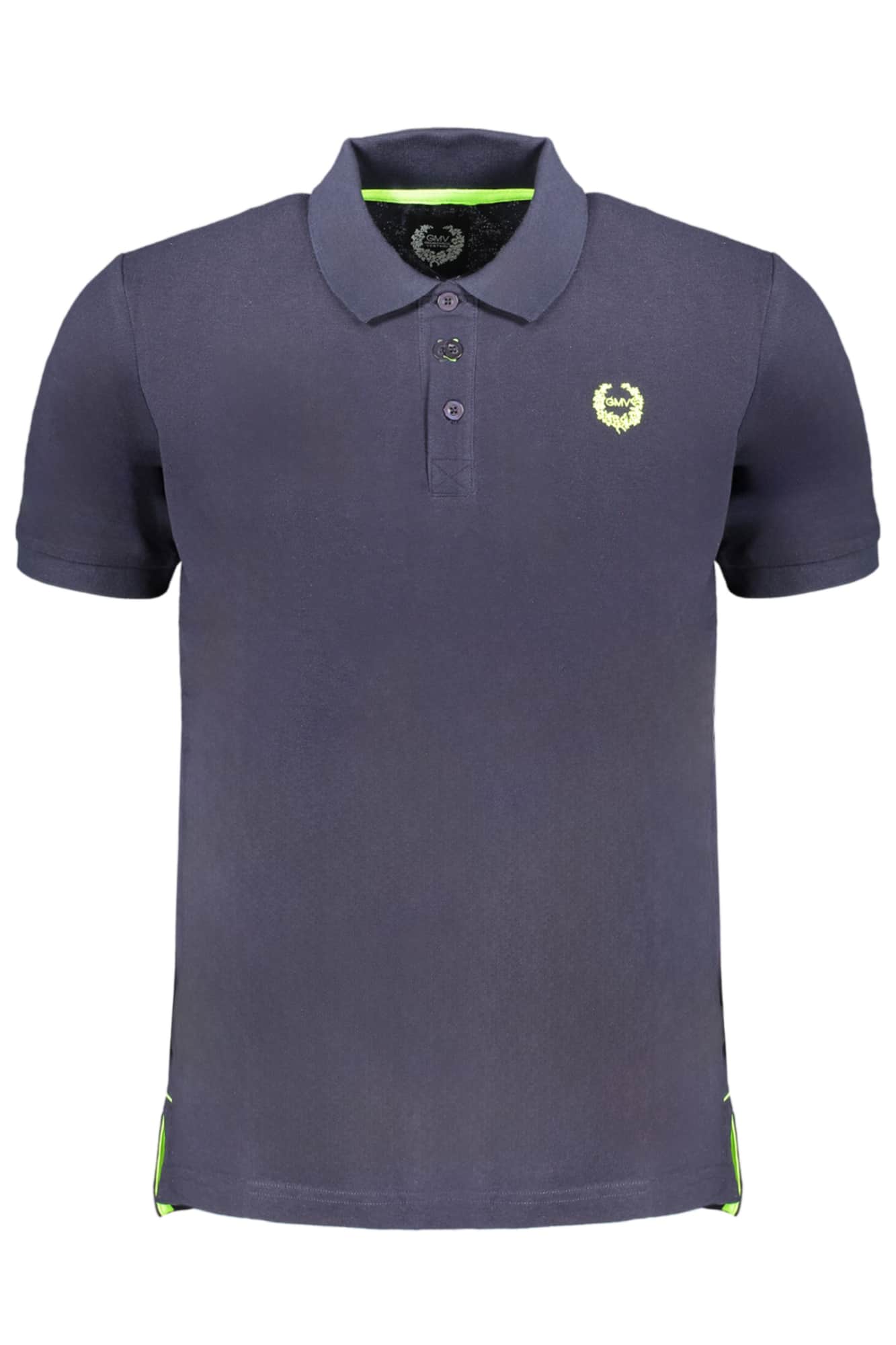 GIAN MARCO VENTURI HERREN KURZARM POLOSHIRT BLAU