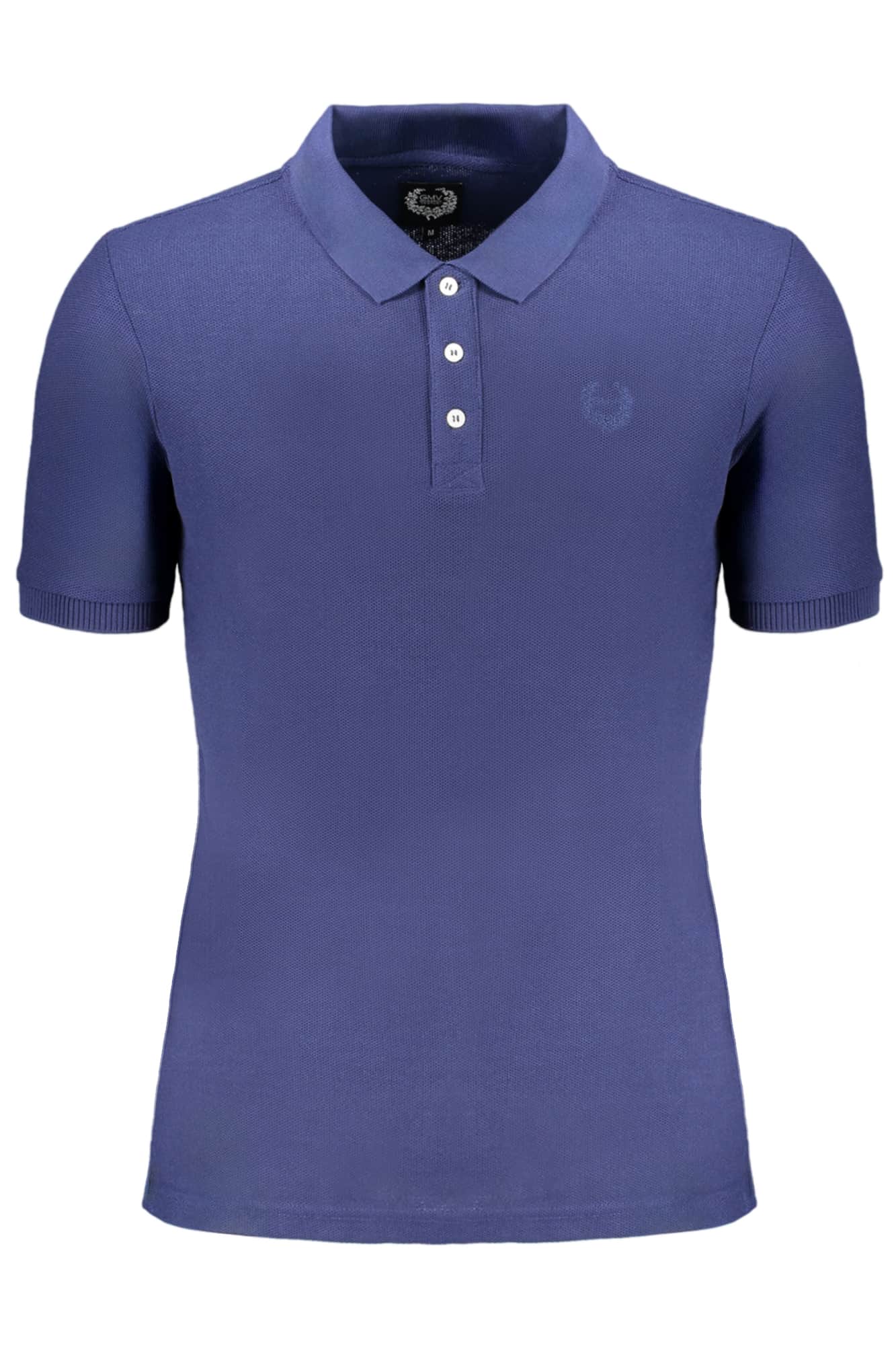 GIAN MARCO VENTURI HERREN KURZARM POLOSHIRT BLAU