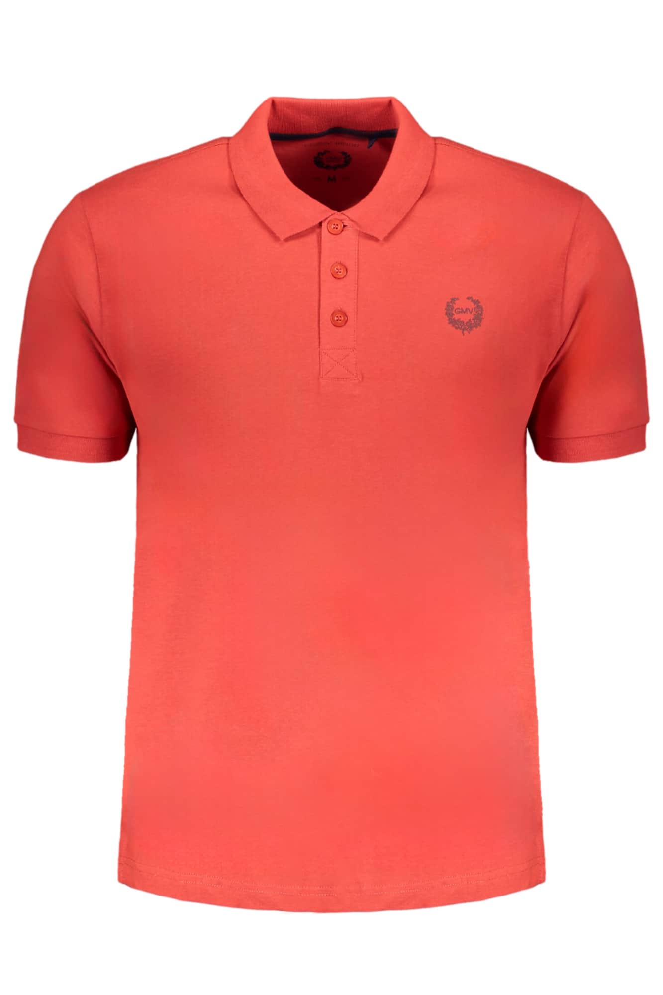 GIAN MARCO VENTURI HERREN ROT KURZARM POLOSHIRT