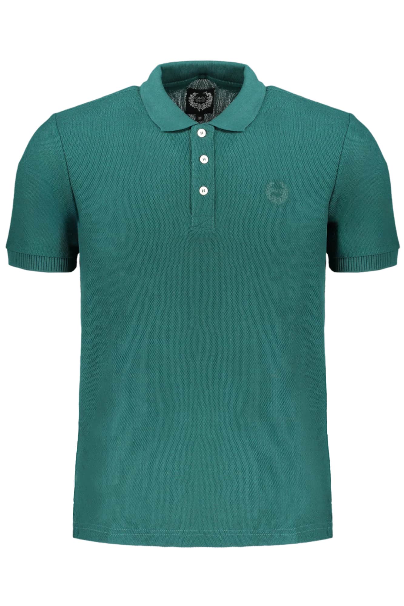 GIAN MARCO VENTURI GRÜN HERREN KURZARM POLOSHIRT