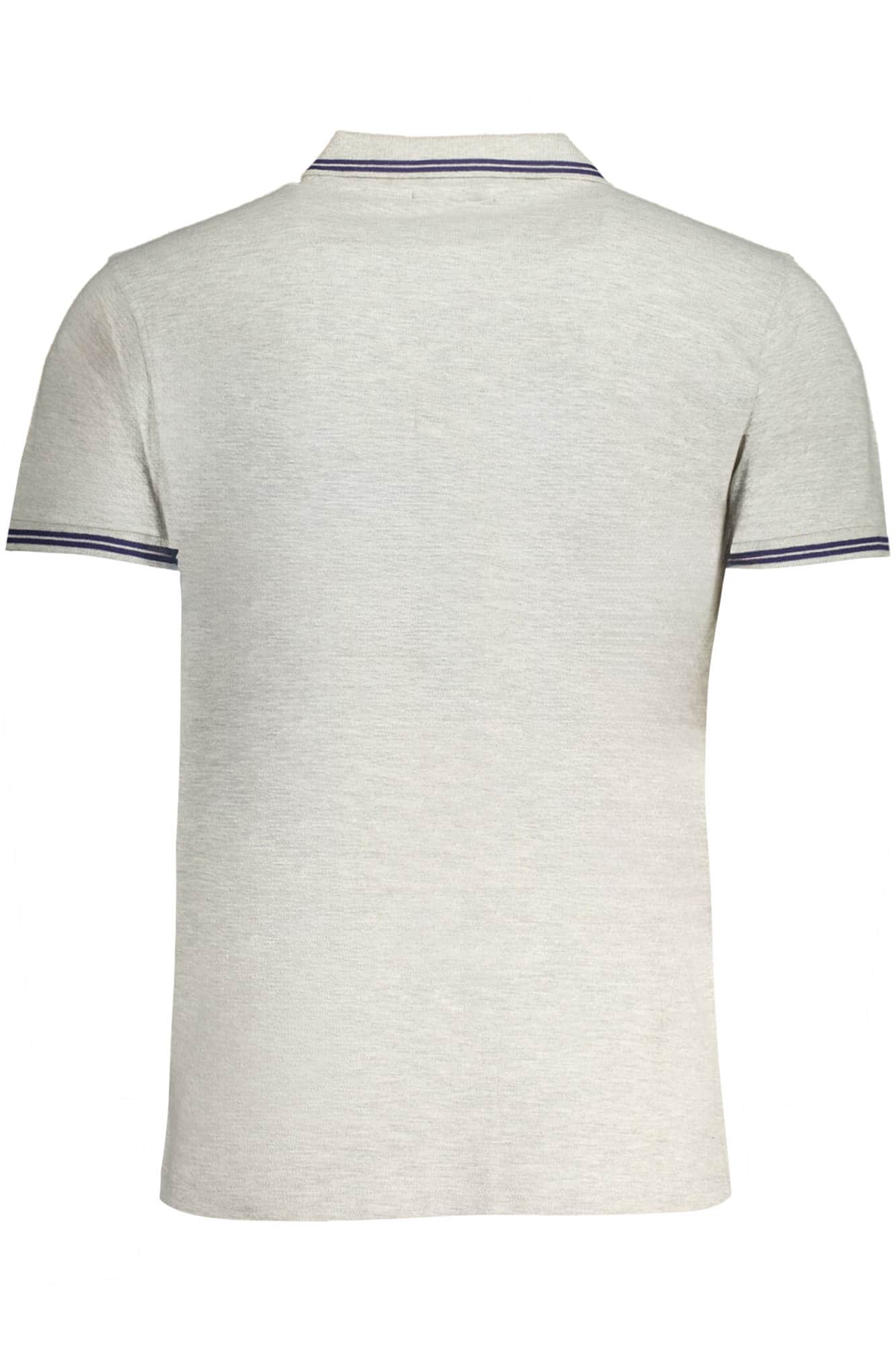 CAVALLI CLASS HERREN WEISS KURZARM POLOSHIRT