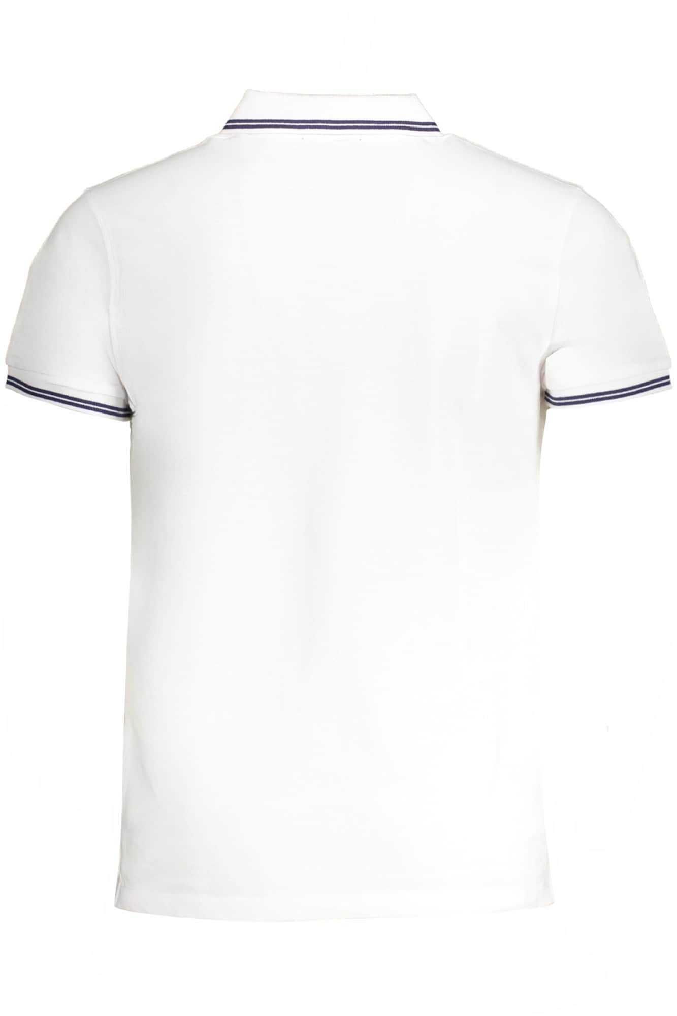 CAVALLI CLASS HERREN WEISS KURZARM POLOSHIRT