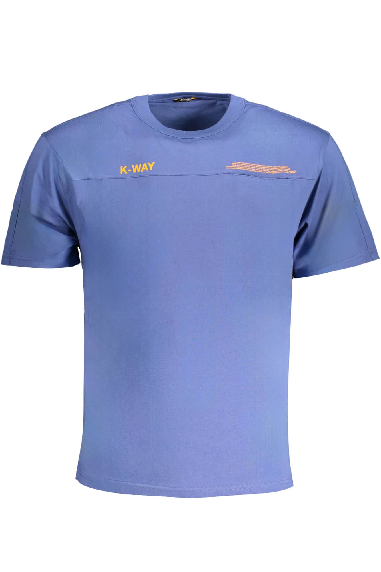 K-Way herren kurzarm t-shirt blau
