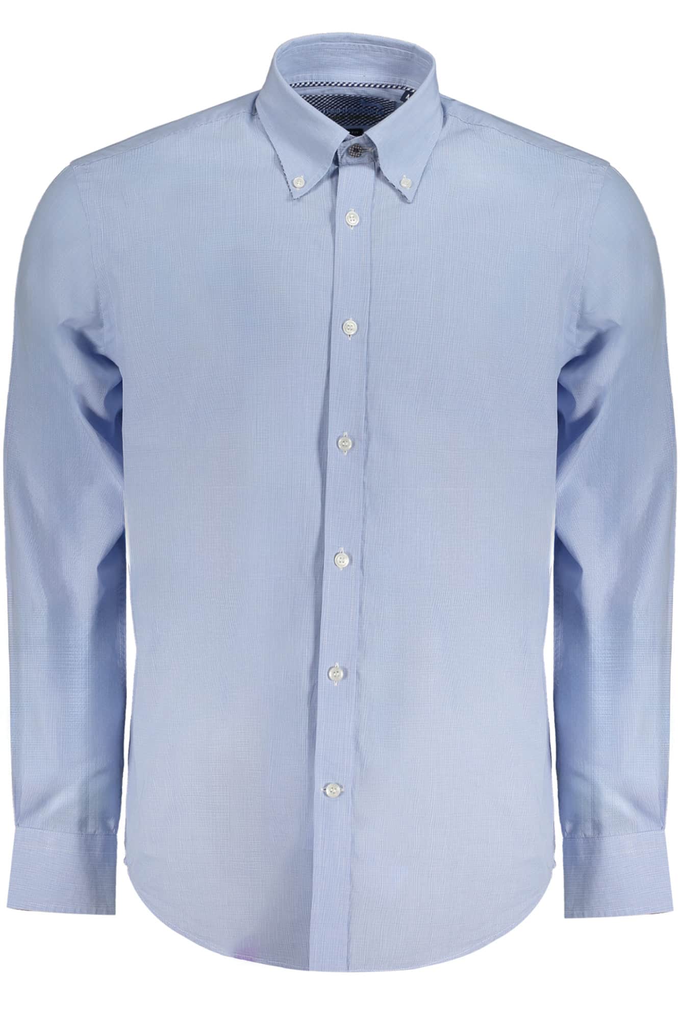 HARMONT & BLAINE HERREN LANGARM SHIRT BLAU