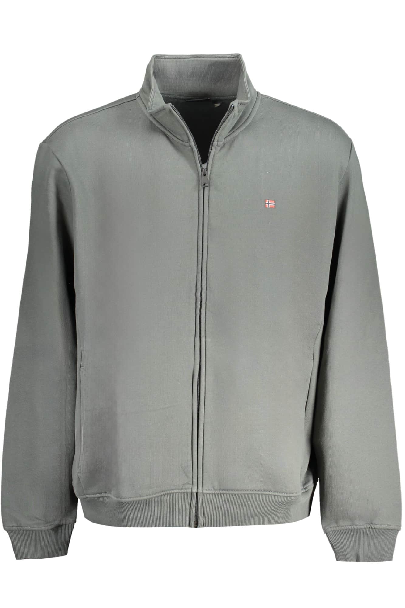 NAPAPIJRI HERREN MIT REISSVERSCHLUSS SWEATSHIRT GRÜN