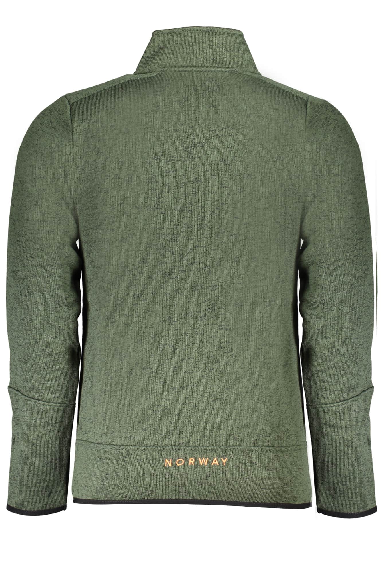 Norway 1963 herren mit reissverschluss sweatshirt grün