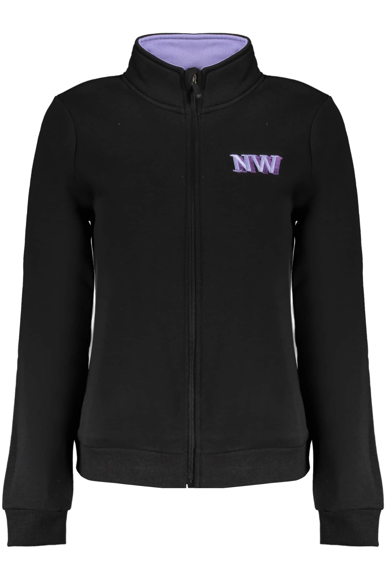 NORWAY 1963 DAMEN MIT REISSVERSCHLUSS SWEATSHIRT SCHWARZ
