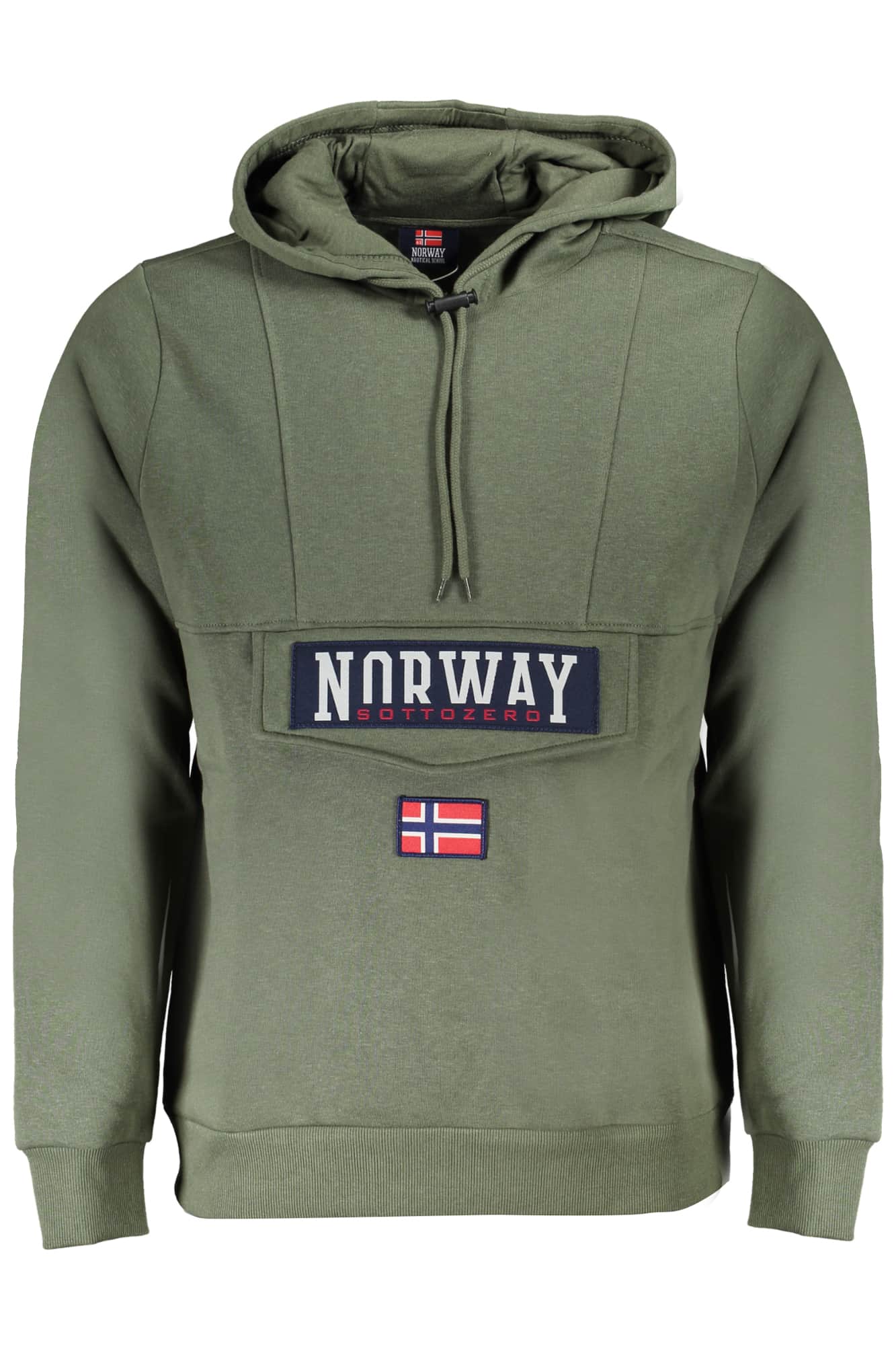 NORWAY 1963 HERREN MIT REISSVERSCHLUSS SWEATSHIRT GRAU