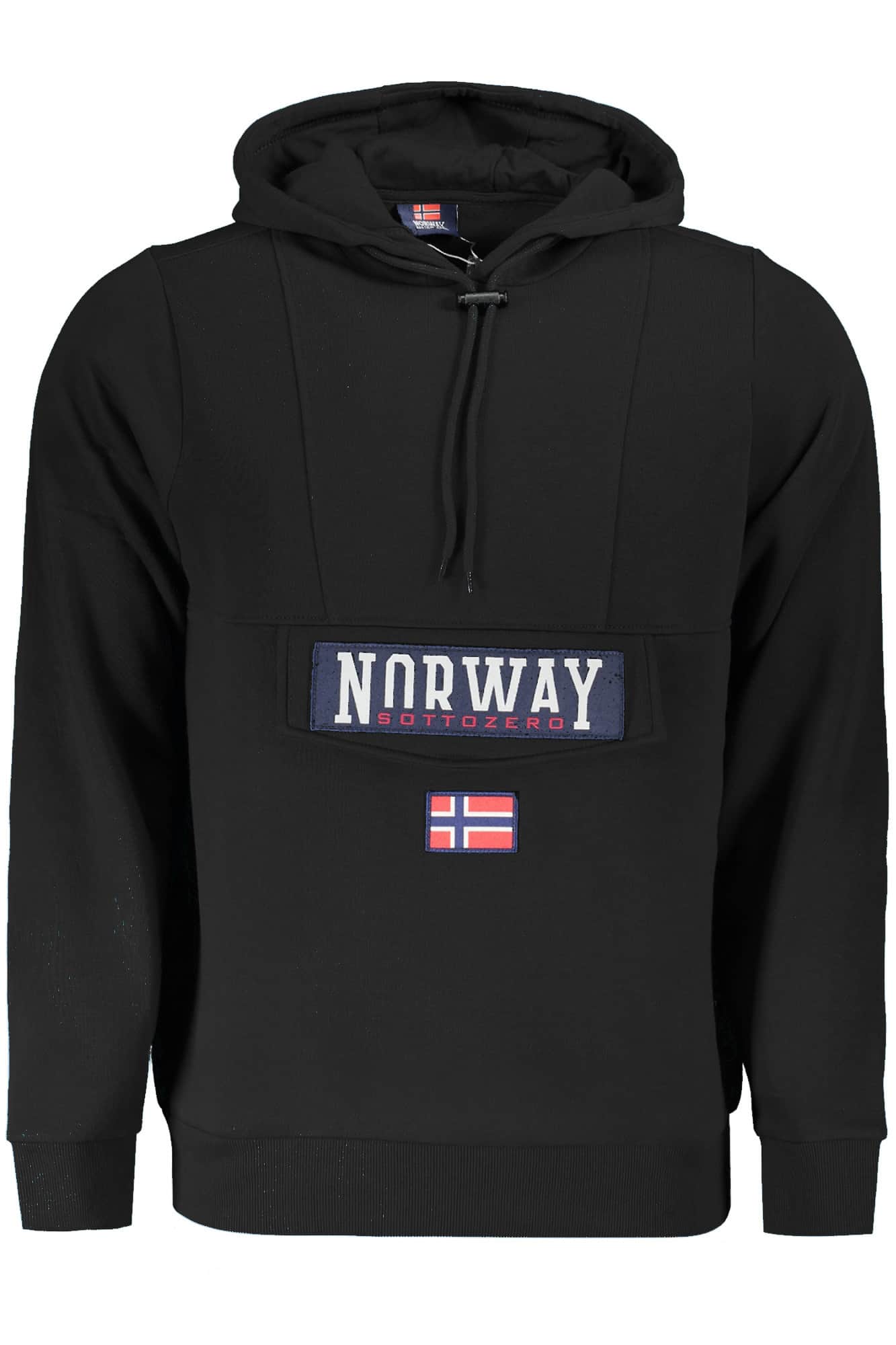 Norway 1963 schwarz herren mit reissverschluss sweatshirt