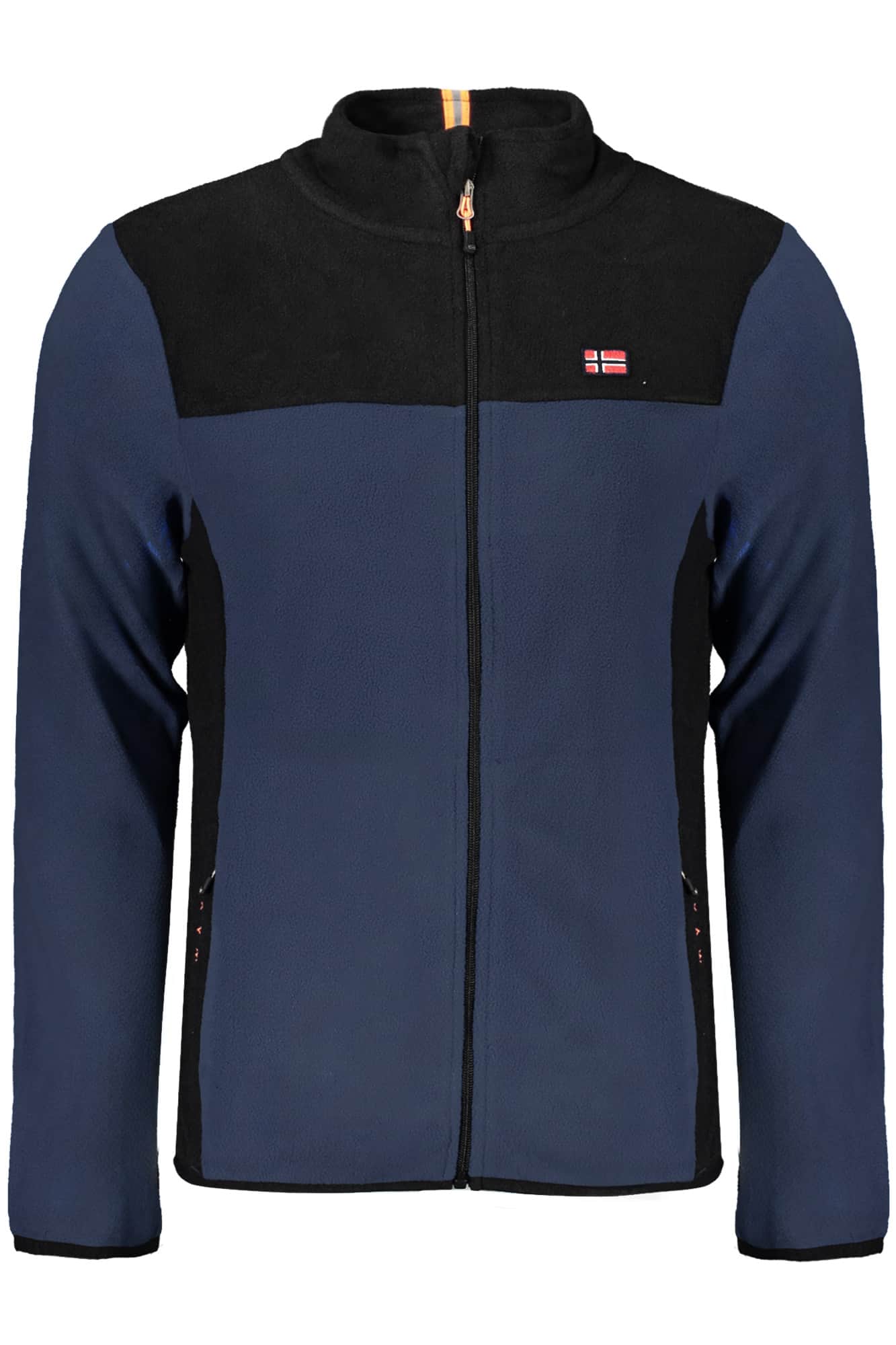 Norway 1963 herren mit reissverschluss sweatshirt grau