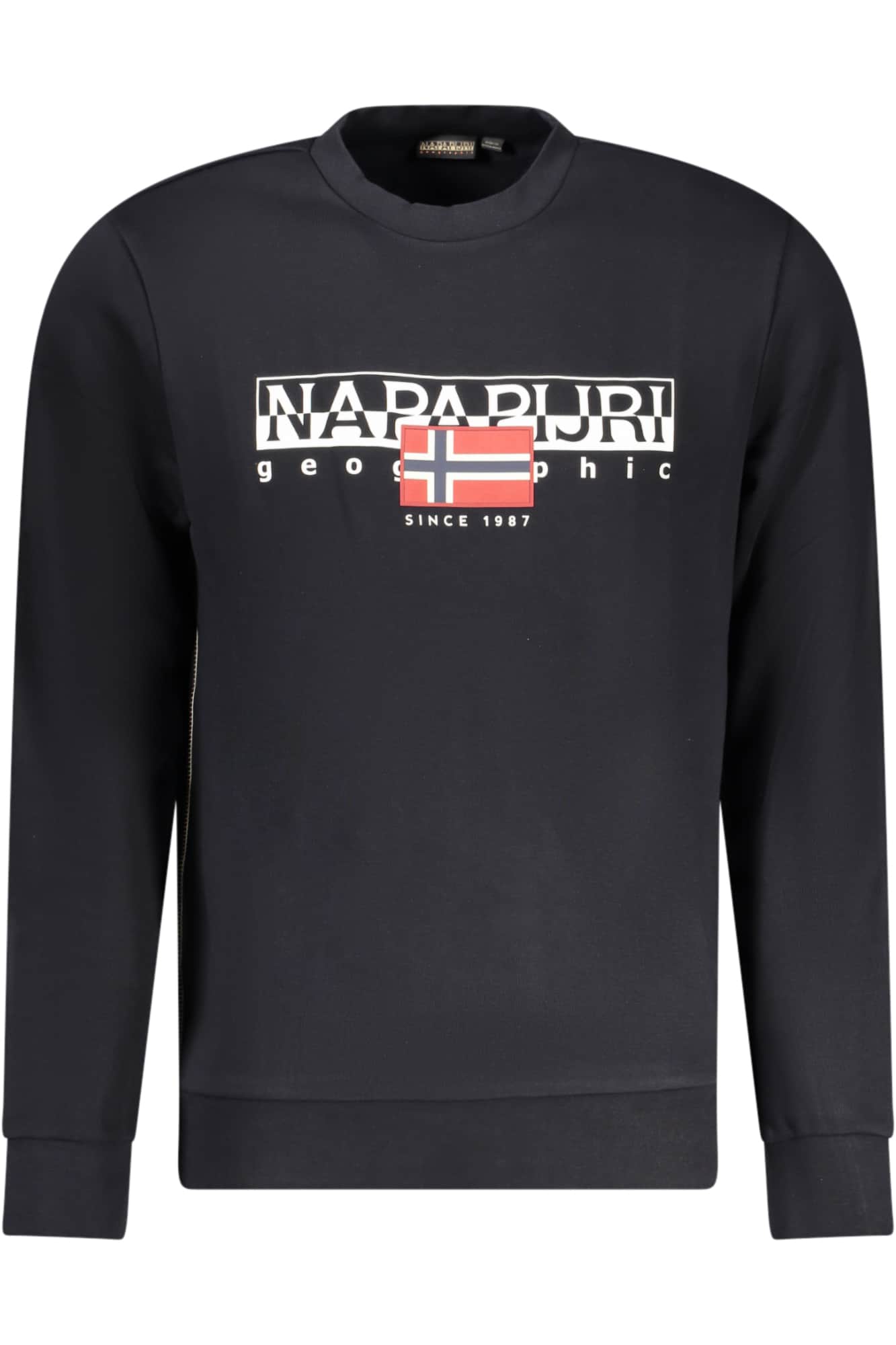 Napapijri sweatshirt ohne reissverschluss herren schwarz