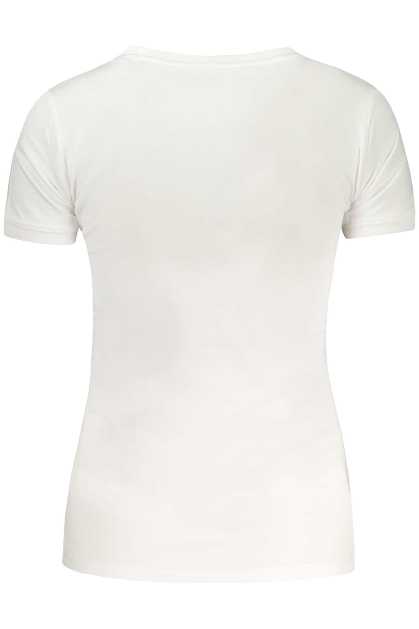 GUESS JEANS KURZARM T-SHIRT DAMEN WEISS