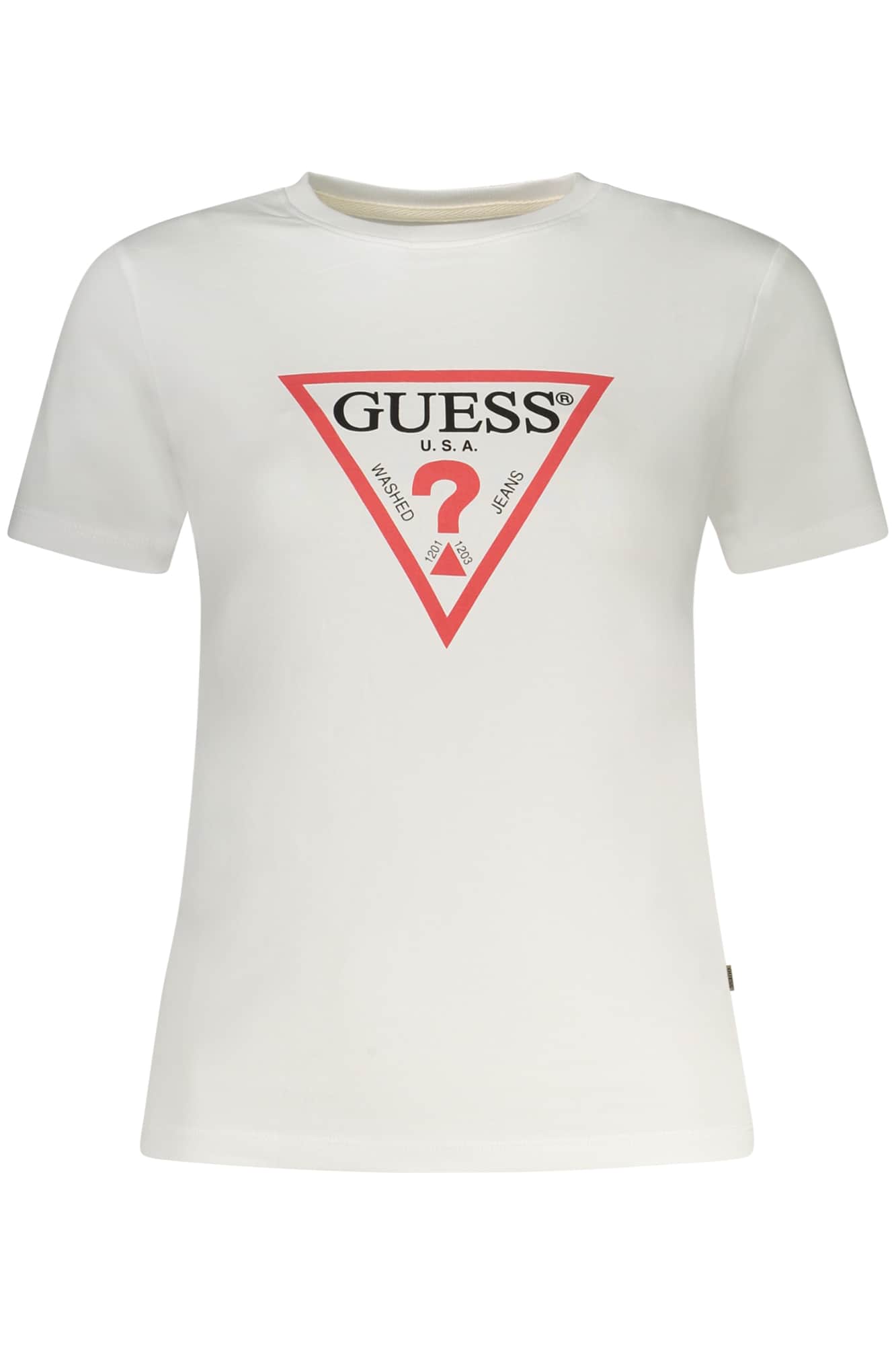 Guess Jeans kurzarm t-shirt damen schwarz