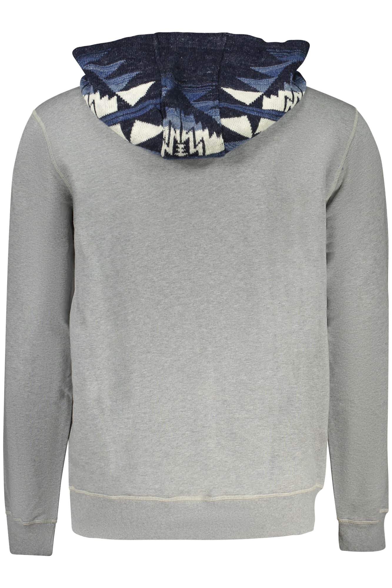 GUESS JEANS SWEATSHIRT OHNE REISSVERSCHLUSS HERREN GRAU