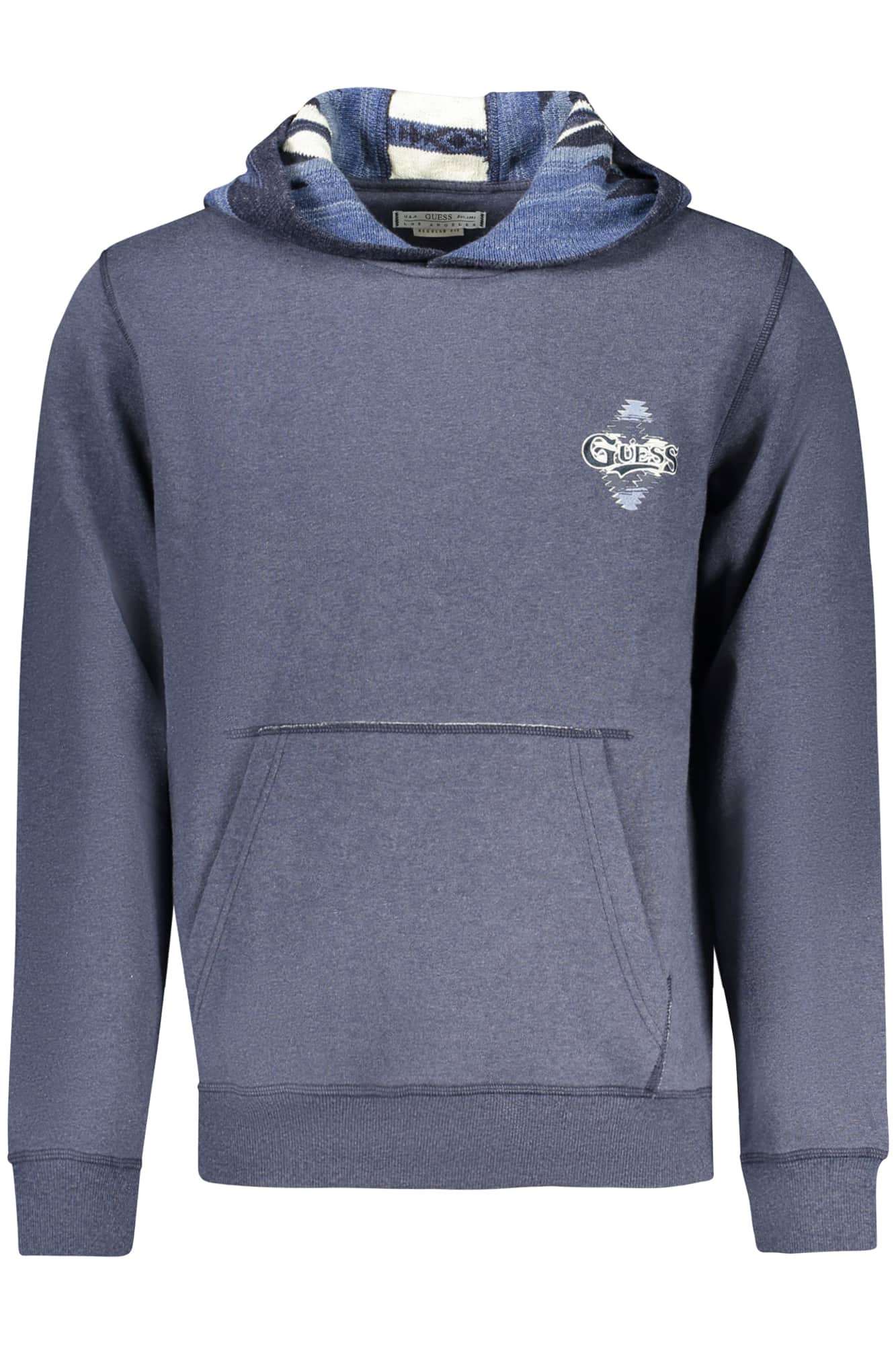 GUESS JEANS SWEATSHIRT OHNE REISSVERSCHLUSS HERREN GRAU