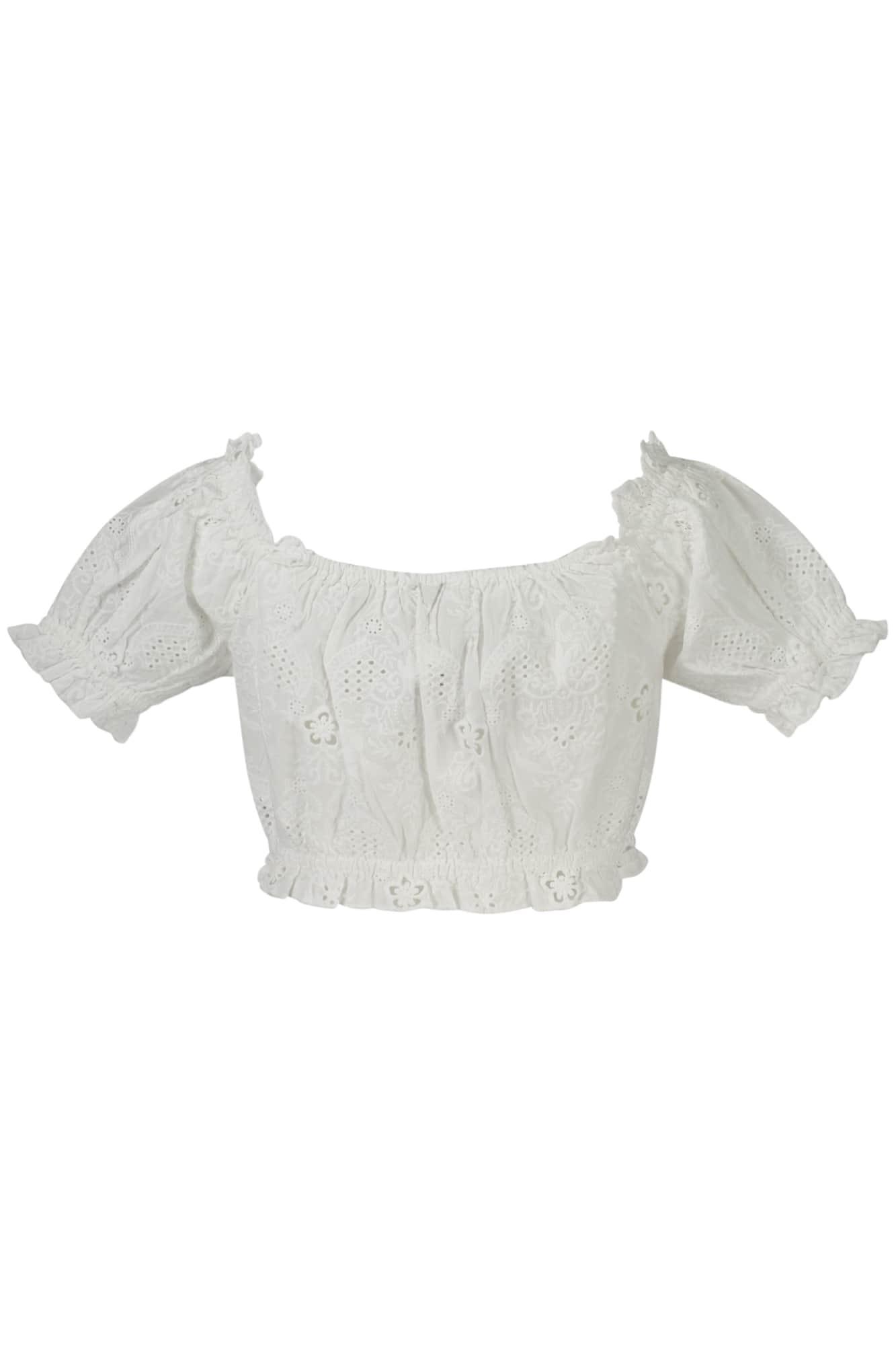 GUESS JEANS TOP DAMEN WEISS