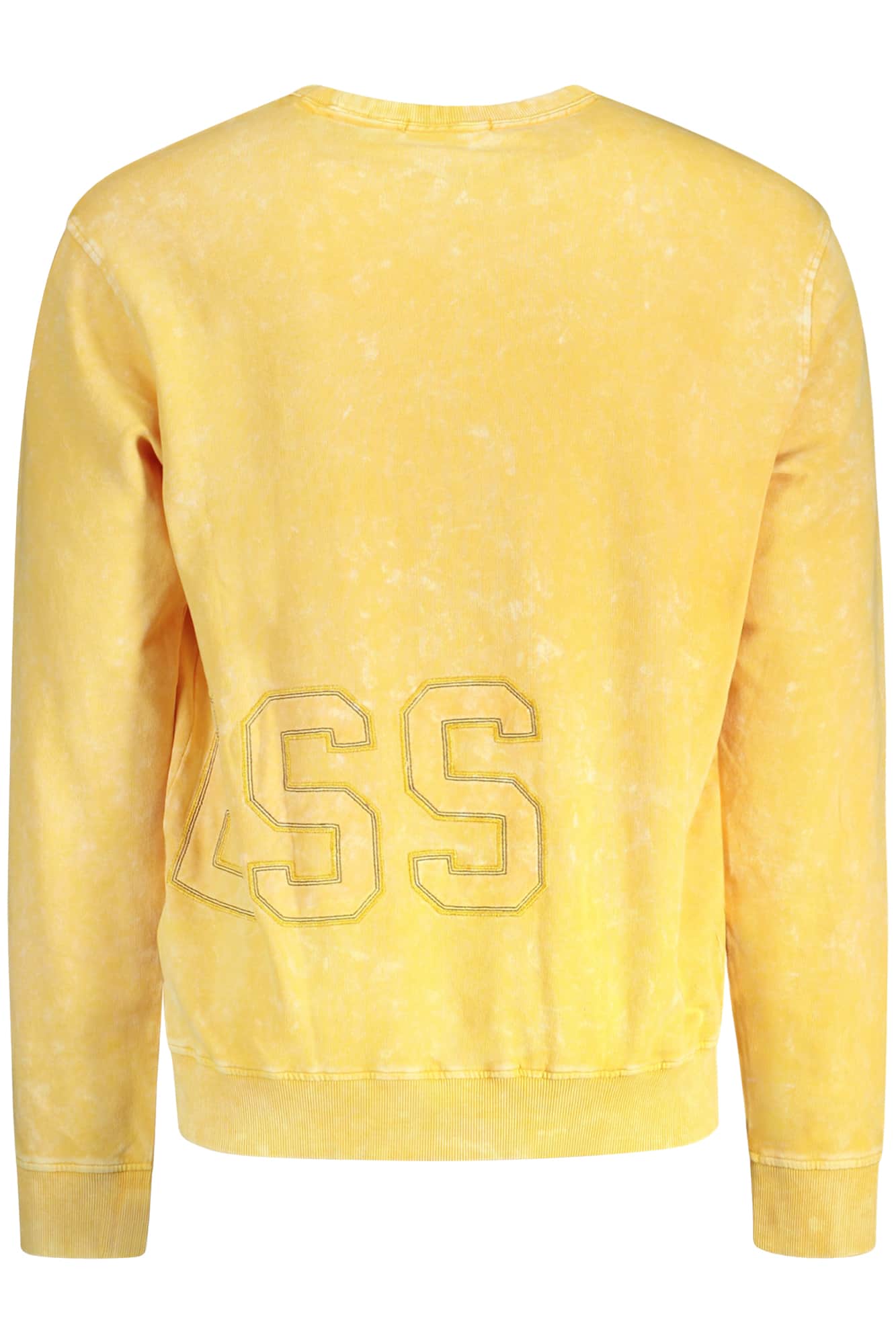 GUESS JEANS SWEATSHIRT OHNE REISSVERSCHLUSS HERREN GELB
