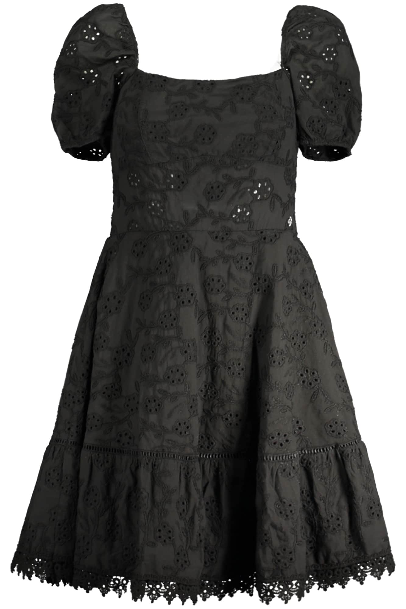 GUESS JEANS KURZ KLEID DAMEN SCHWARZ