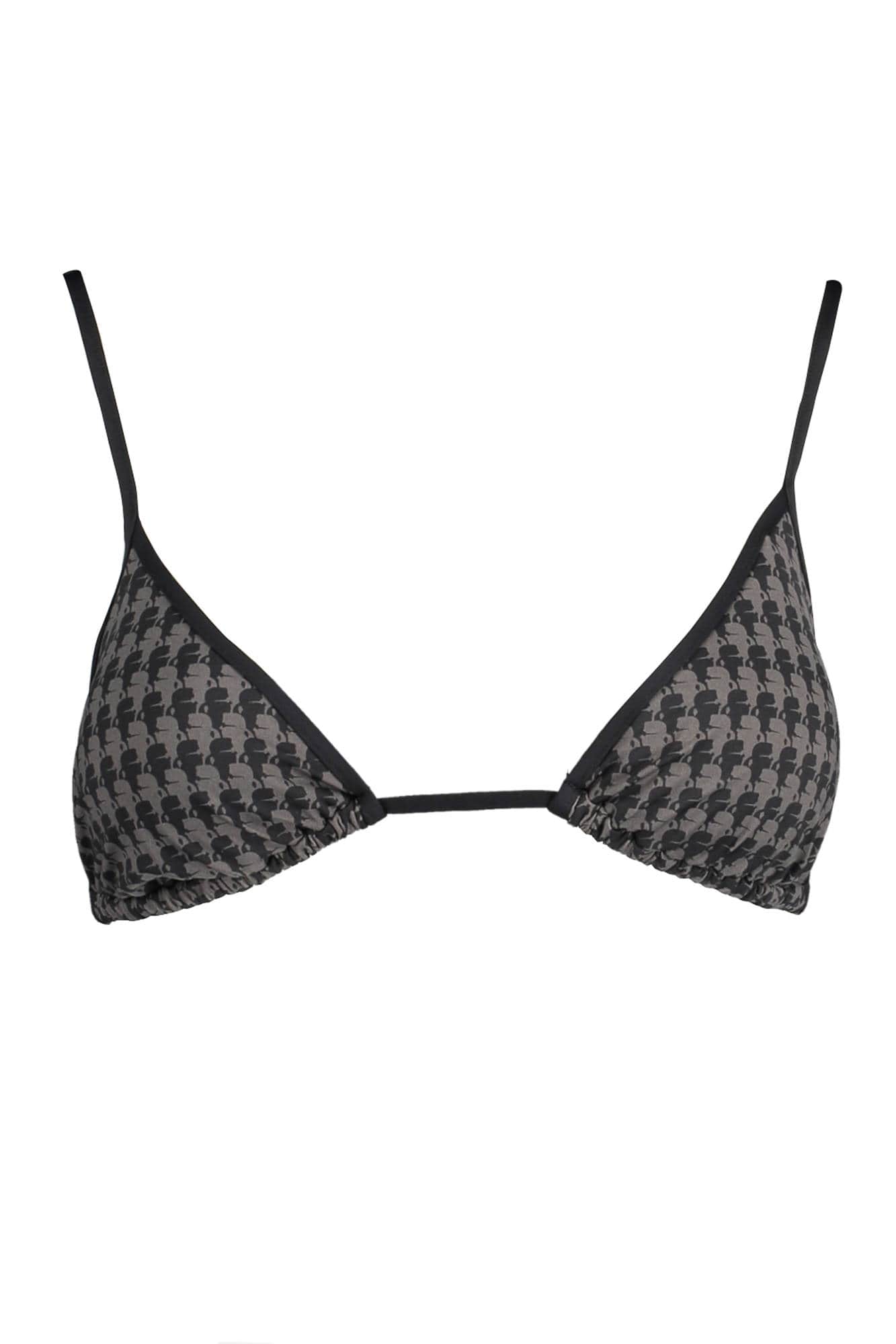 KARL LAGERFELD BADEMODE BIKINIOBERTEIL DAMEN SCHWARZ