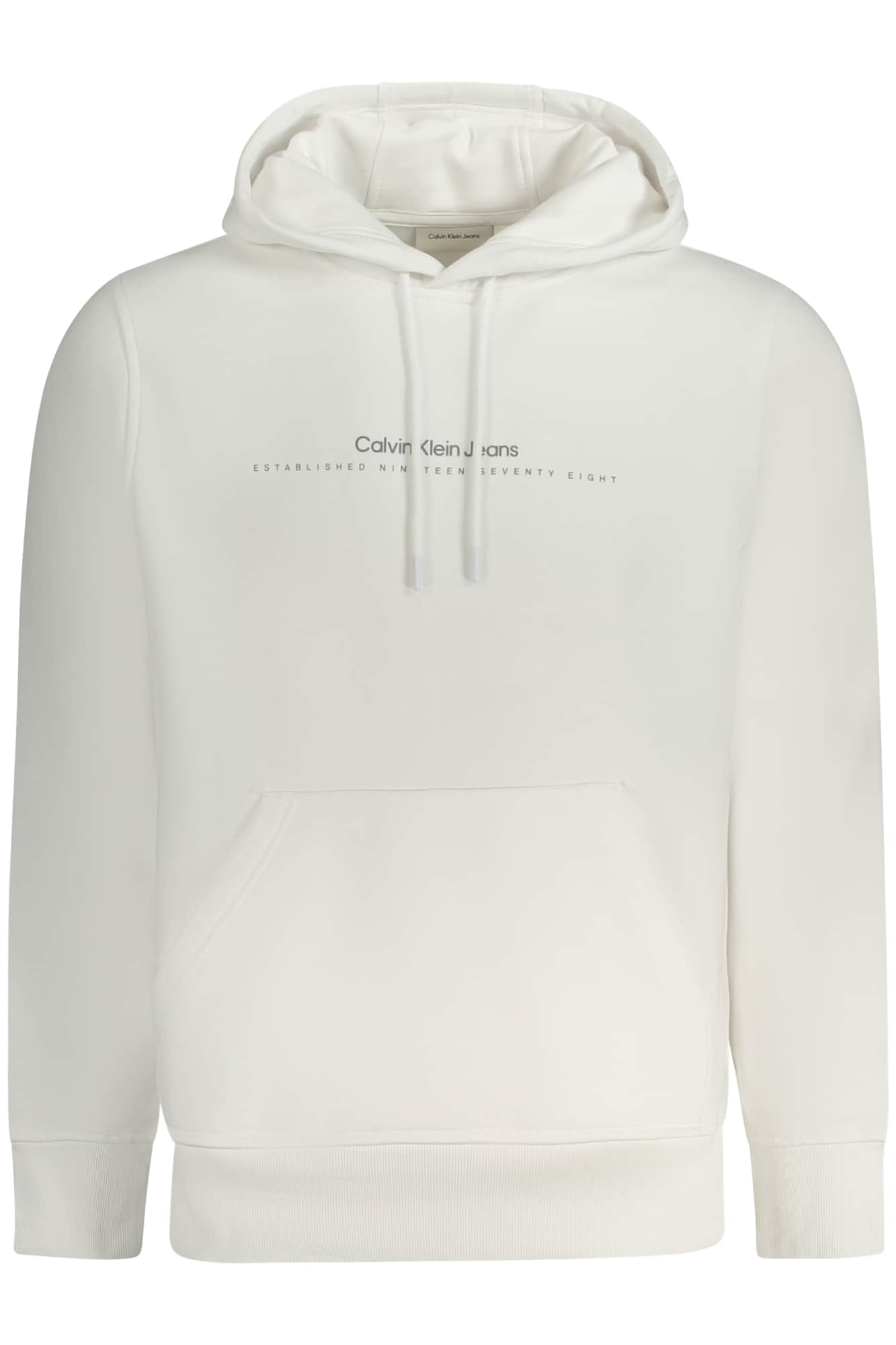CALVIN KLEIN HERREN MIT REISSVERSCHLUSS SWEATSHIRT WEISS