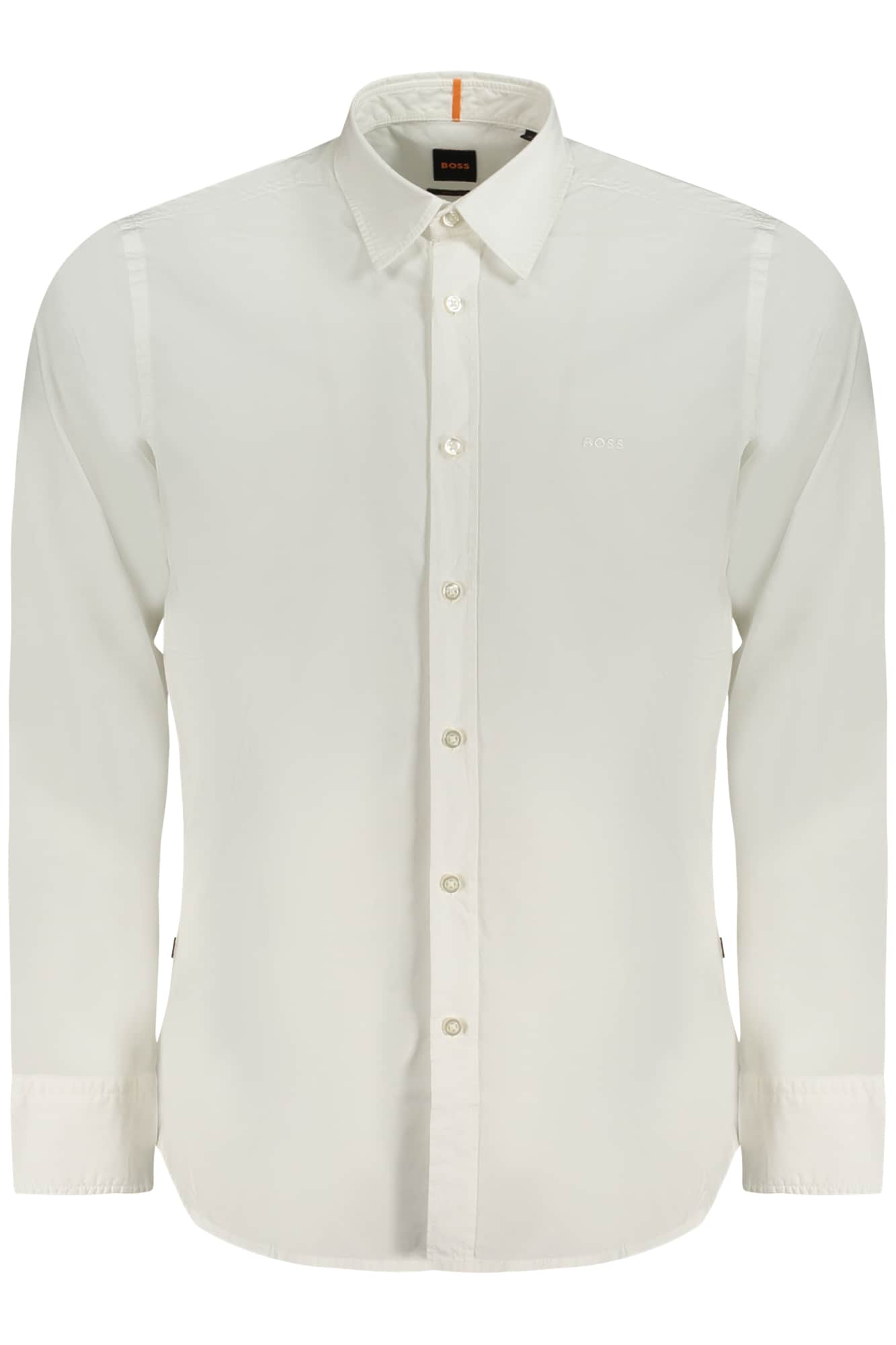 HUGO BOSS LANGARM SHIRT HERREN WEISS