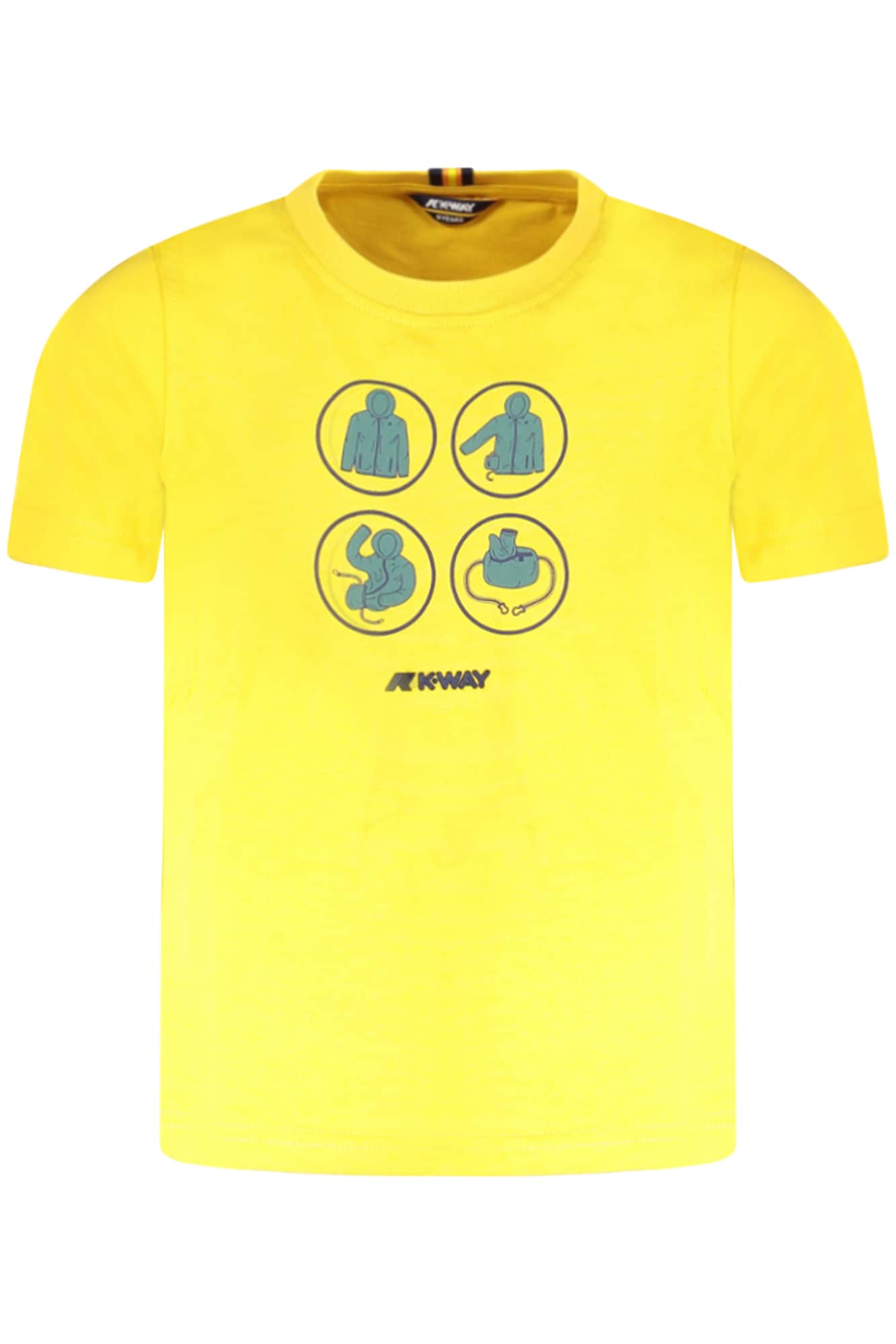 K-Way kurzarm t-shirt kinder gelb