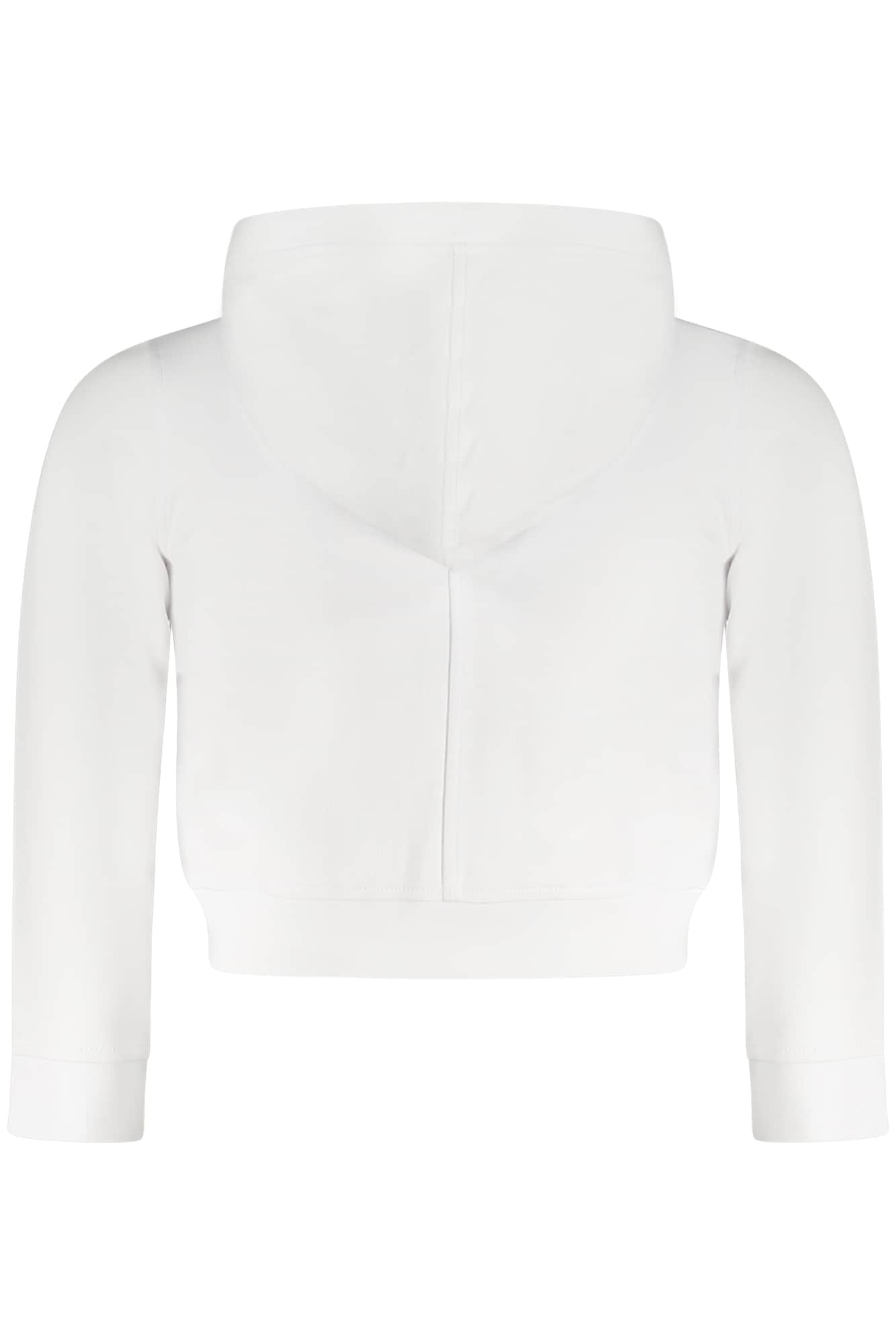 K-Way mit reissverschluss sweatshirt für mädchen weiss