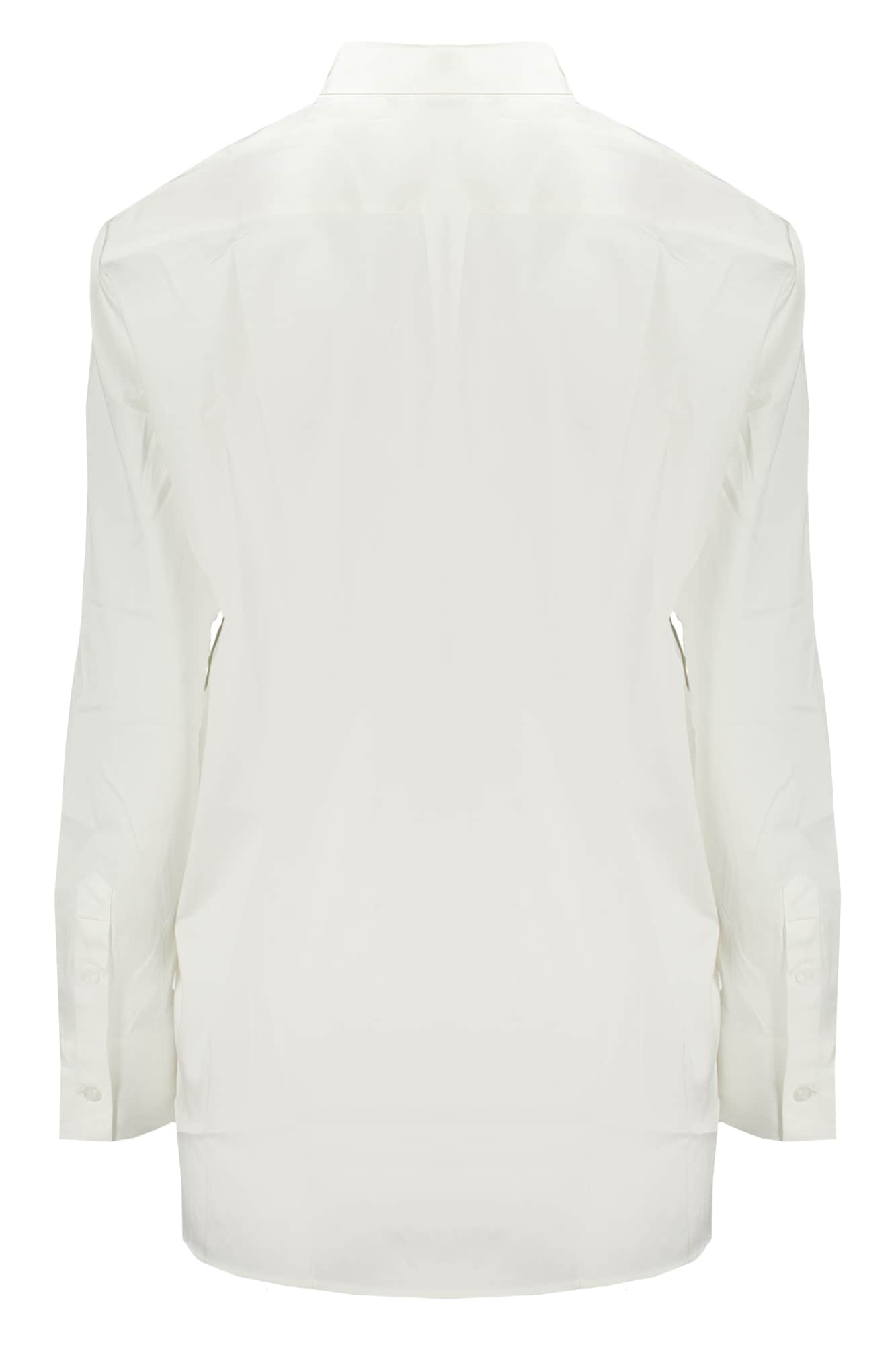 GUESS JEANS LANGARM SHIRT DAMEN WEISS