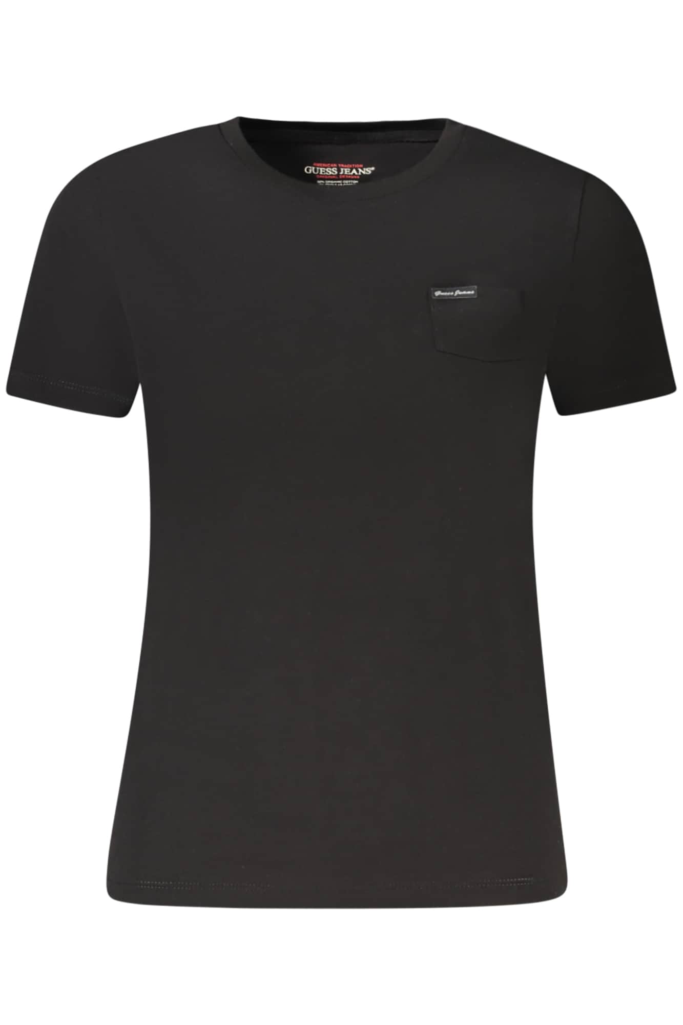 Guess Jeans kurzarm t-shirt damen schwarz