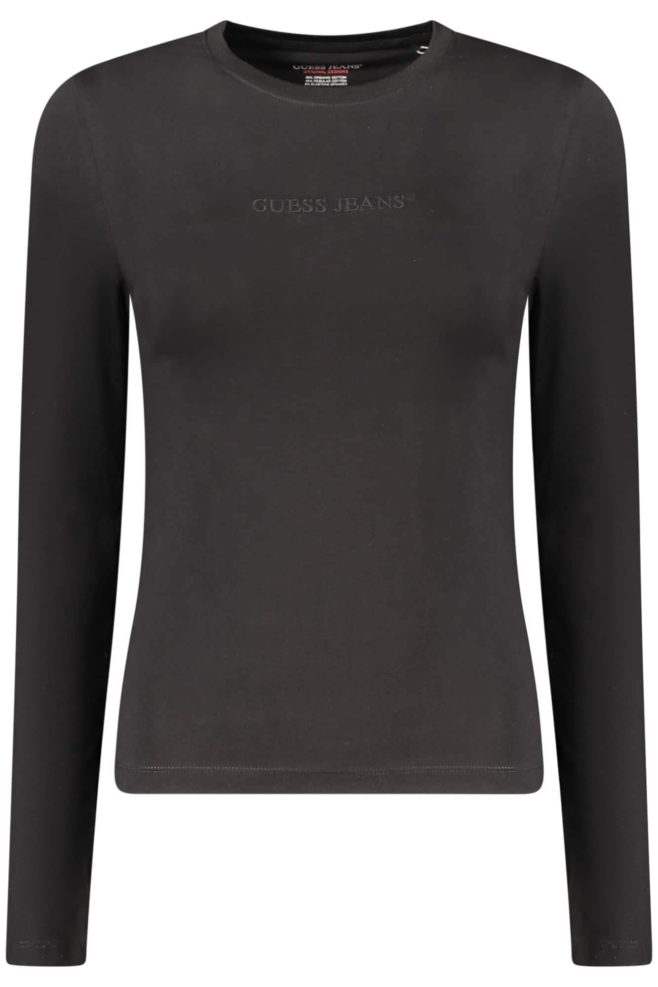 Guess Jeans langarm t-shirt damen schwarz