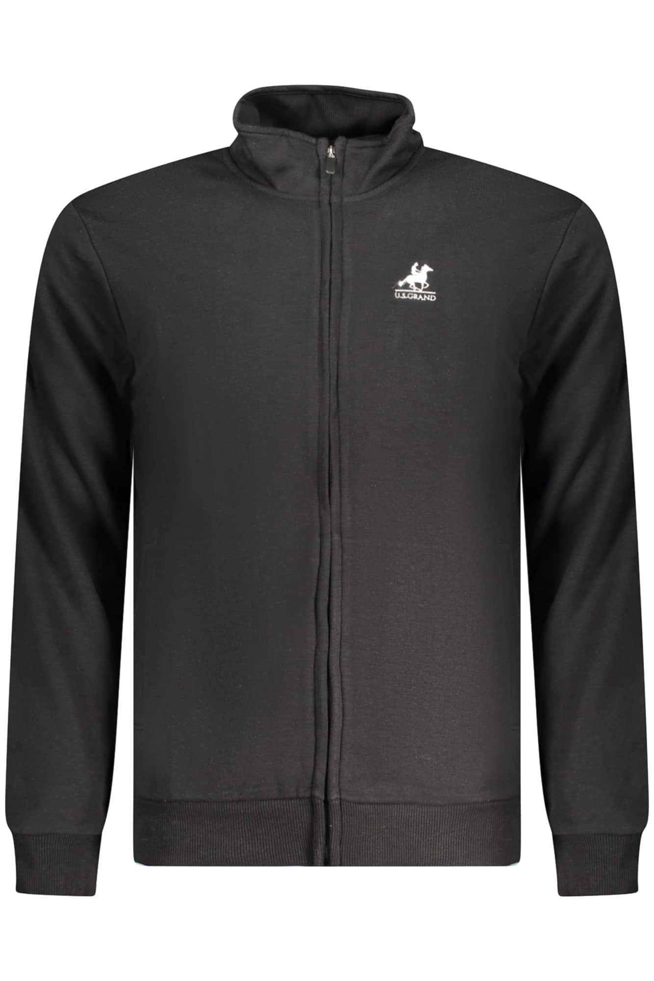 US GRAND HERREN WEISS MIT REISSVERSCHLUSS SWEATSHIRT