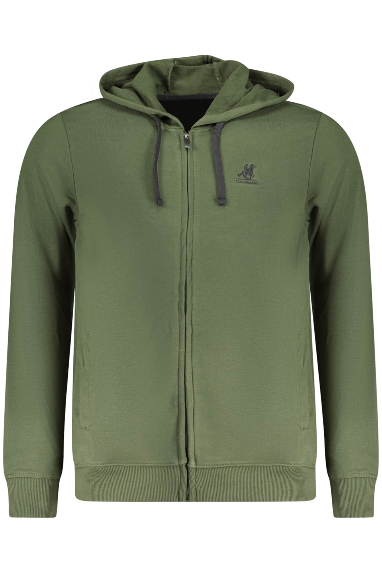 US GRAND HERREN WEISS MIT REISSVERSCHLUSS SWEATSHIRT