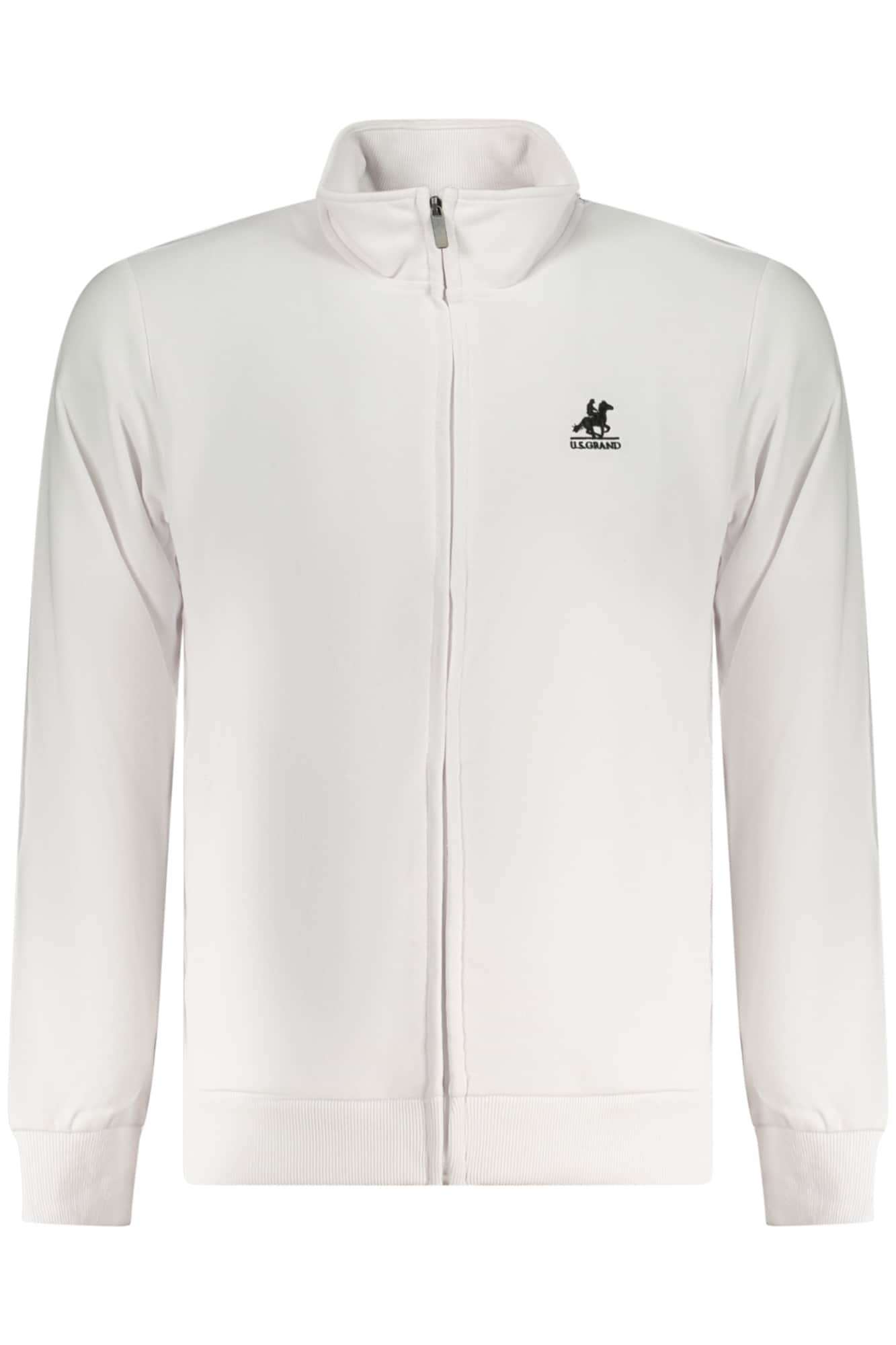 US GRAND HERREN WEISS MIT REISSVERSCHLUSS SWEATSHIRT
